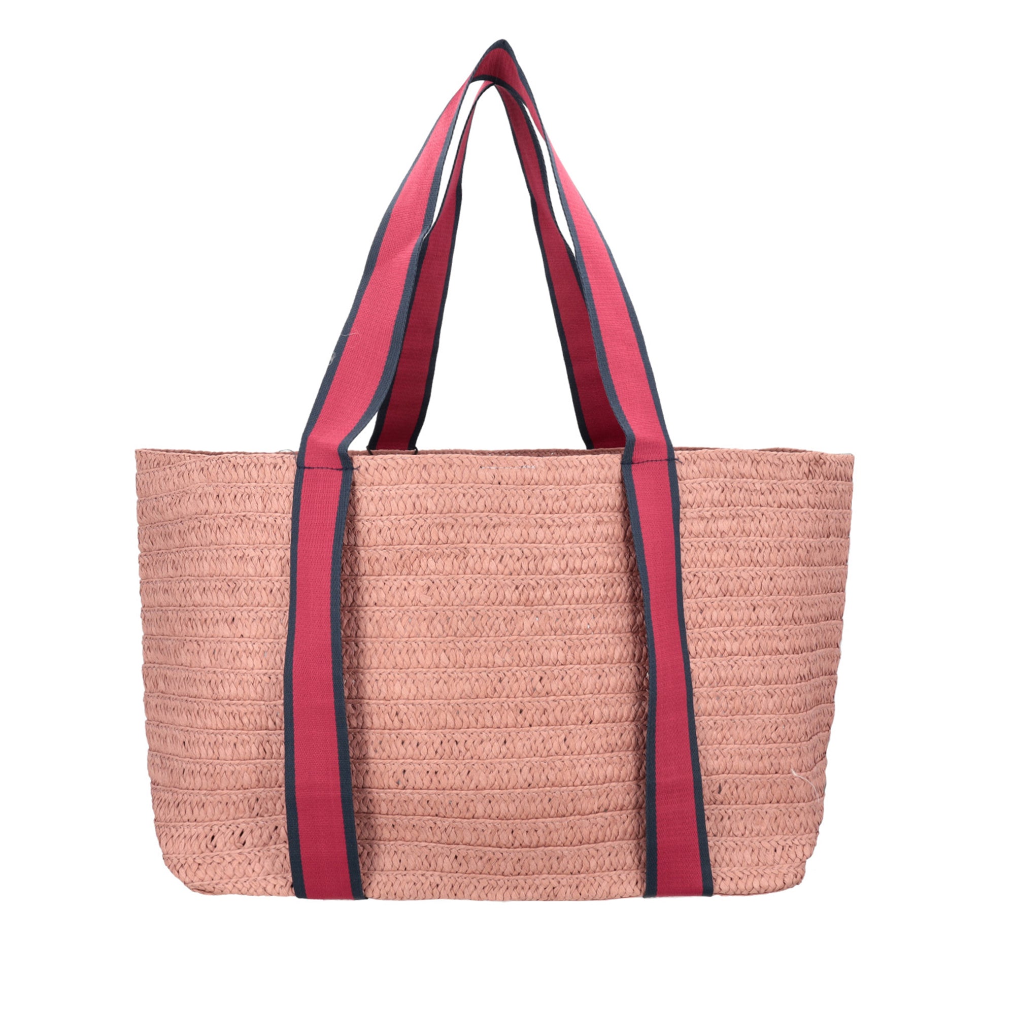 fuchsia Chapeau Bag With Front Handles Hat Holder - Shopping Bags | Le Pandorine