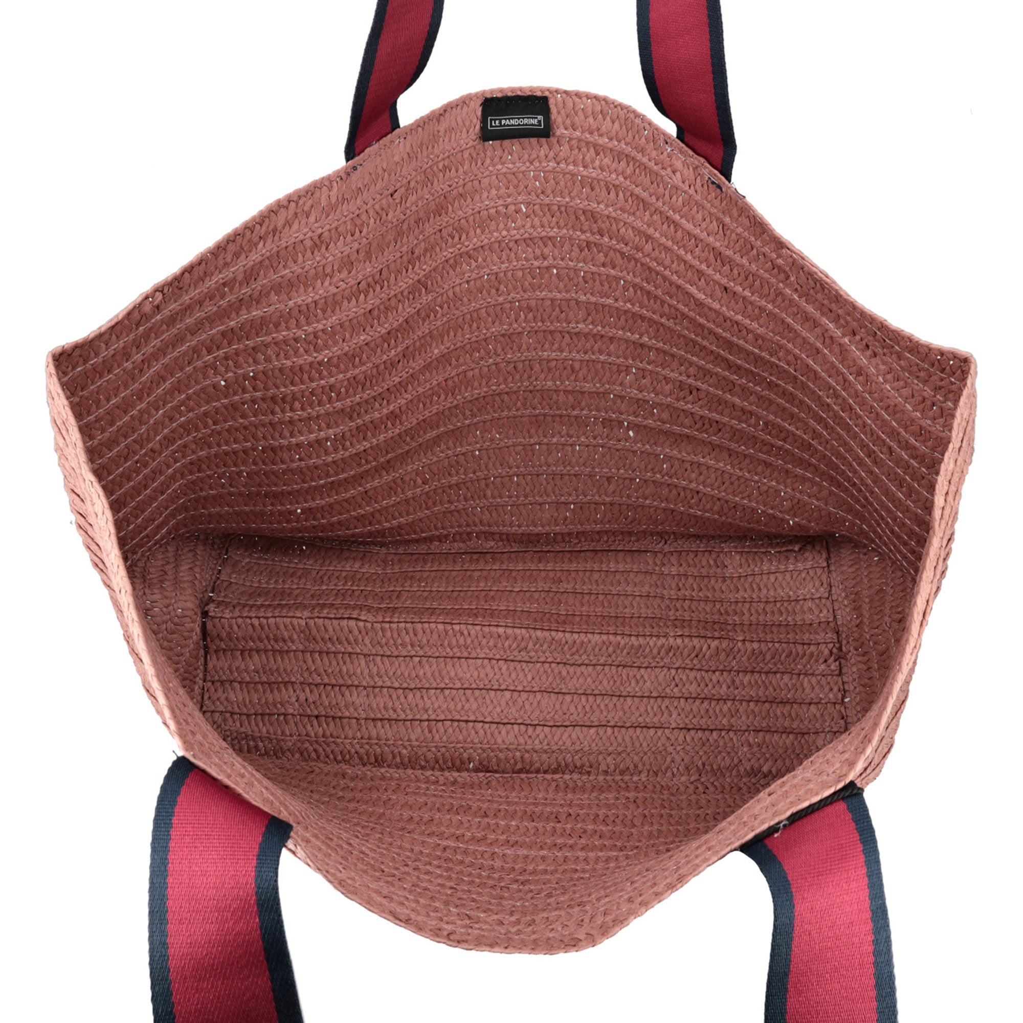 fuchsia Chapeau Bag With Front Handles Hat Holder - Shopping Bags | Le Pandorine