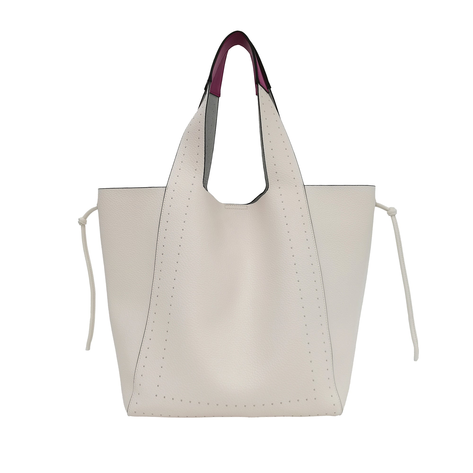 Sacca Lola Con Borchie Laterali colore fucsia - Borse Donna | Le Pandorine