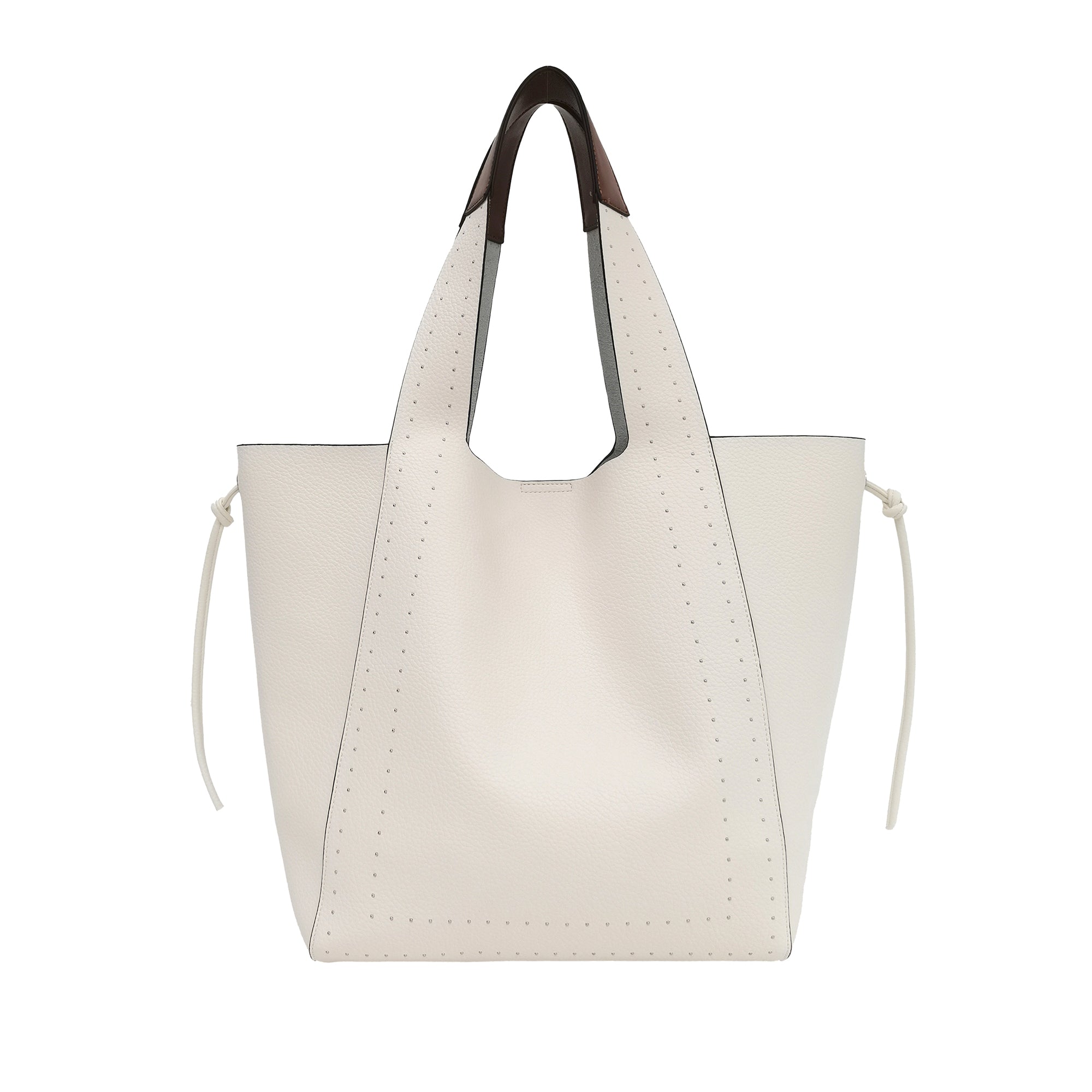 Sacca Lola Con Borchie Laterali colore marrone - Borse Donna | Le Pandorine