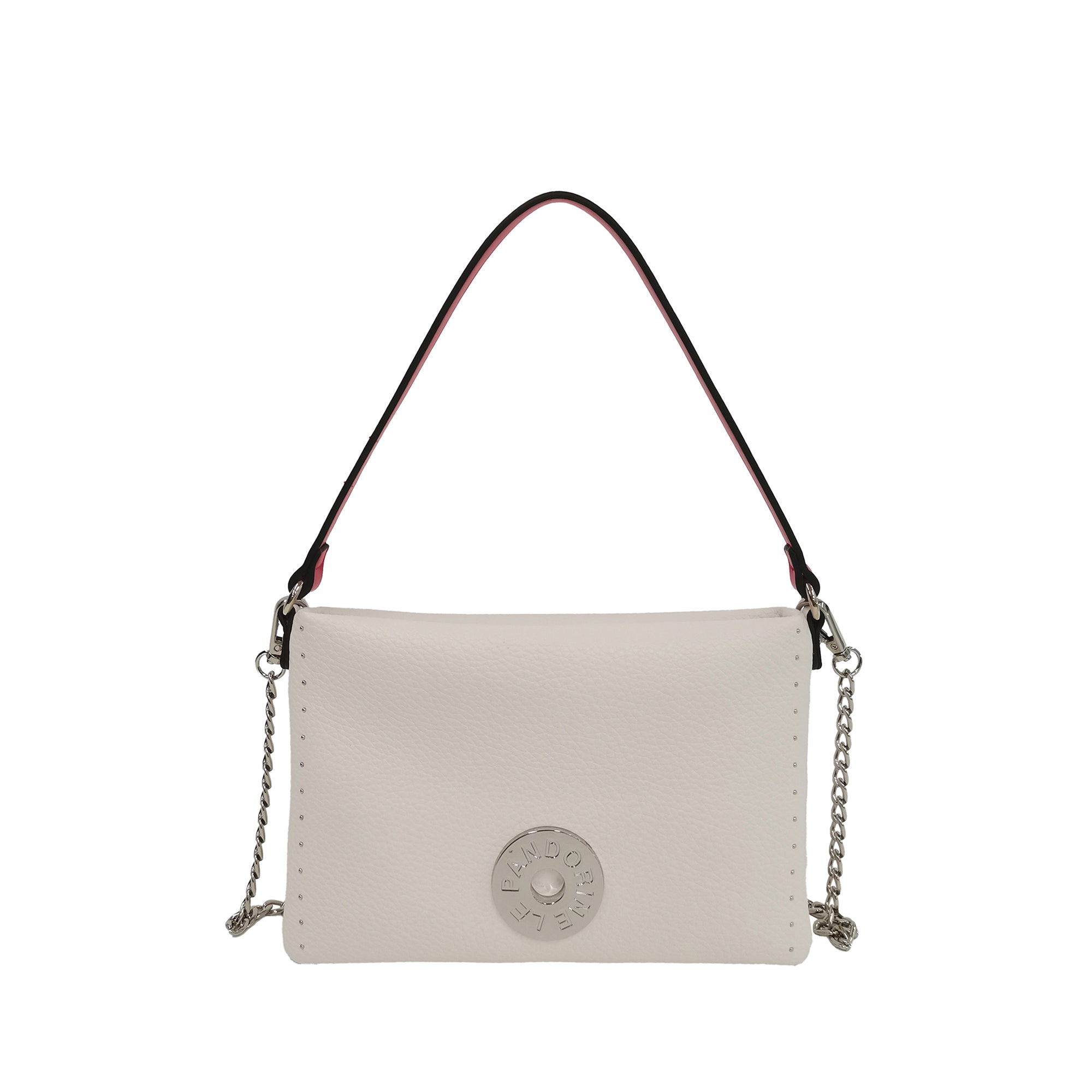 Pochette Lola Con Borchie Laterali colore rosso - Borse Donna | Le Pandorine