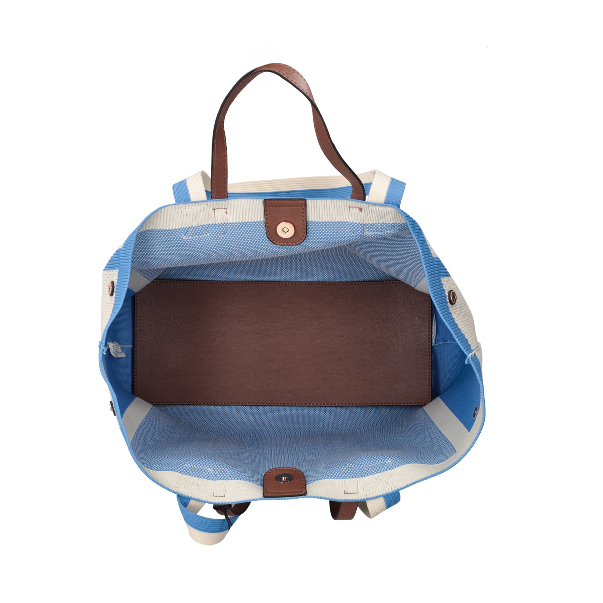 Charlie shopping bag with double handle light blue color - Shopping Bags | Le Pandorine