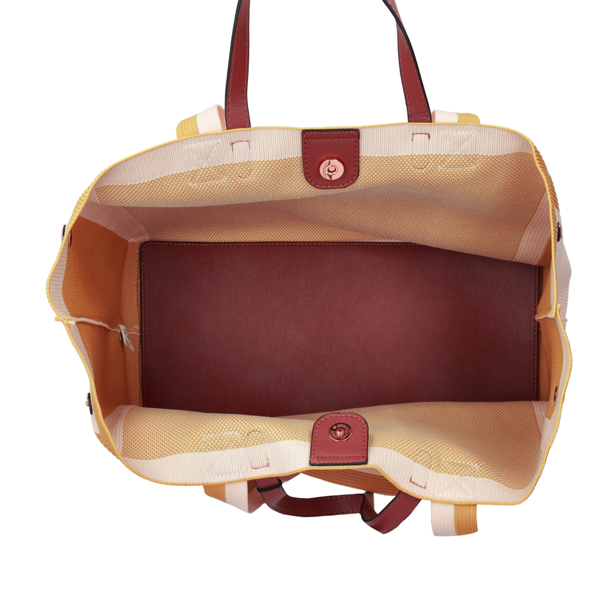 Charlie shopping bag with double orange handle - Shopping Bags | Le Pandorine