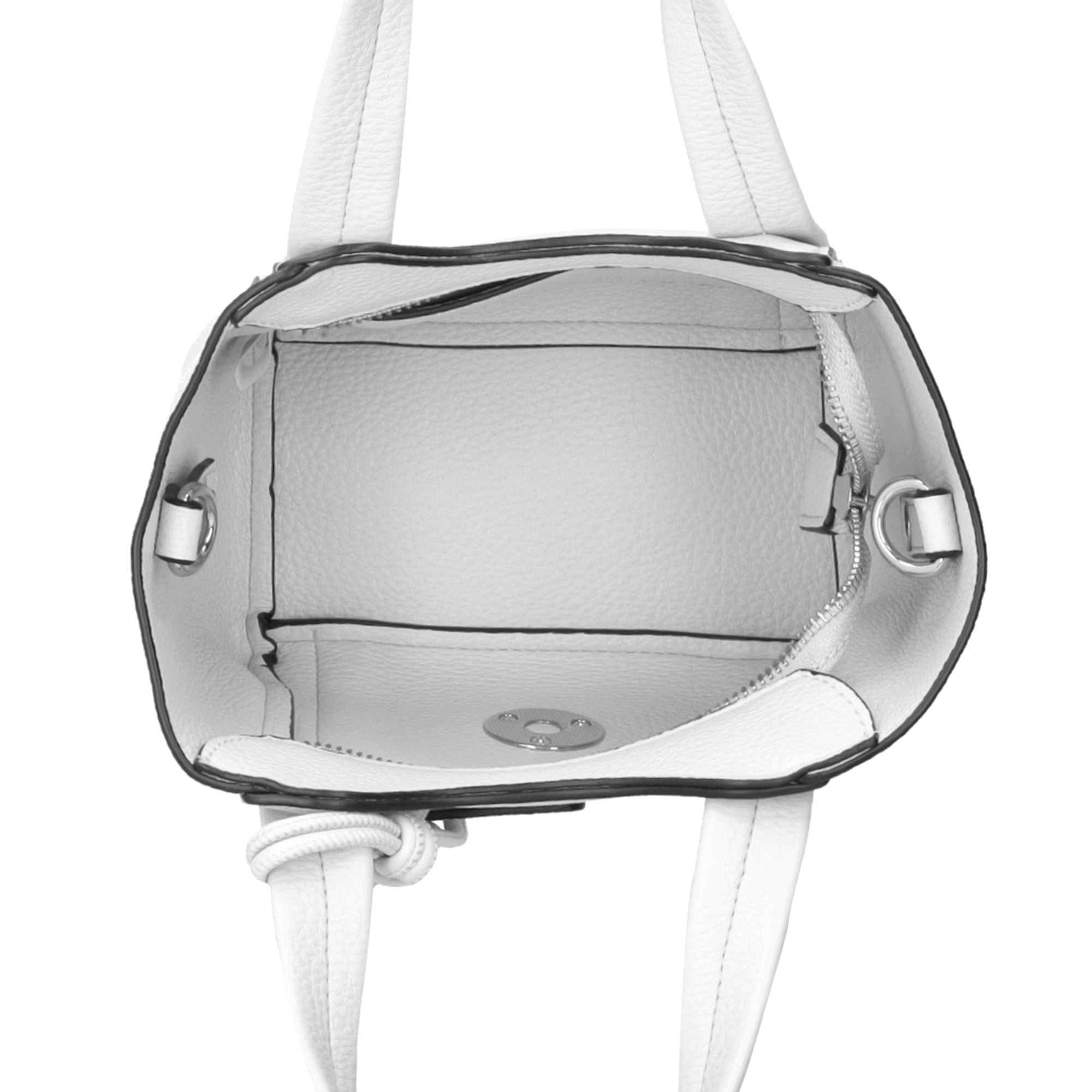 Vicky mini shopping bag with white decorative tag - Women's Crossbody Bag | Le Pandorine