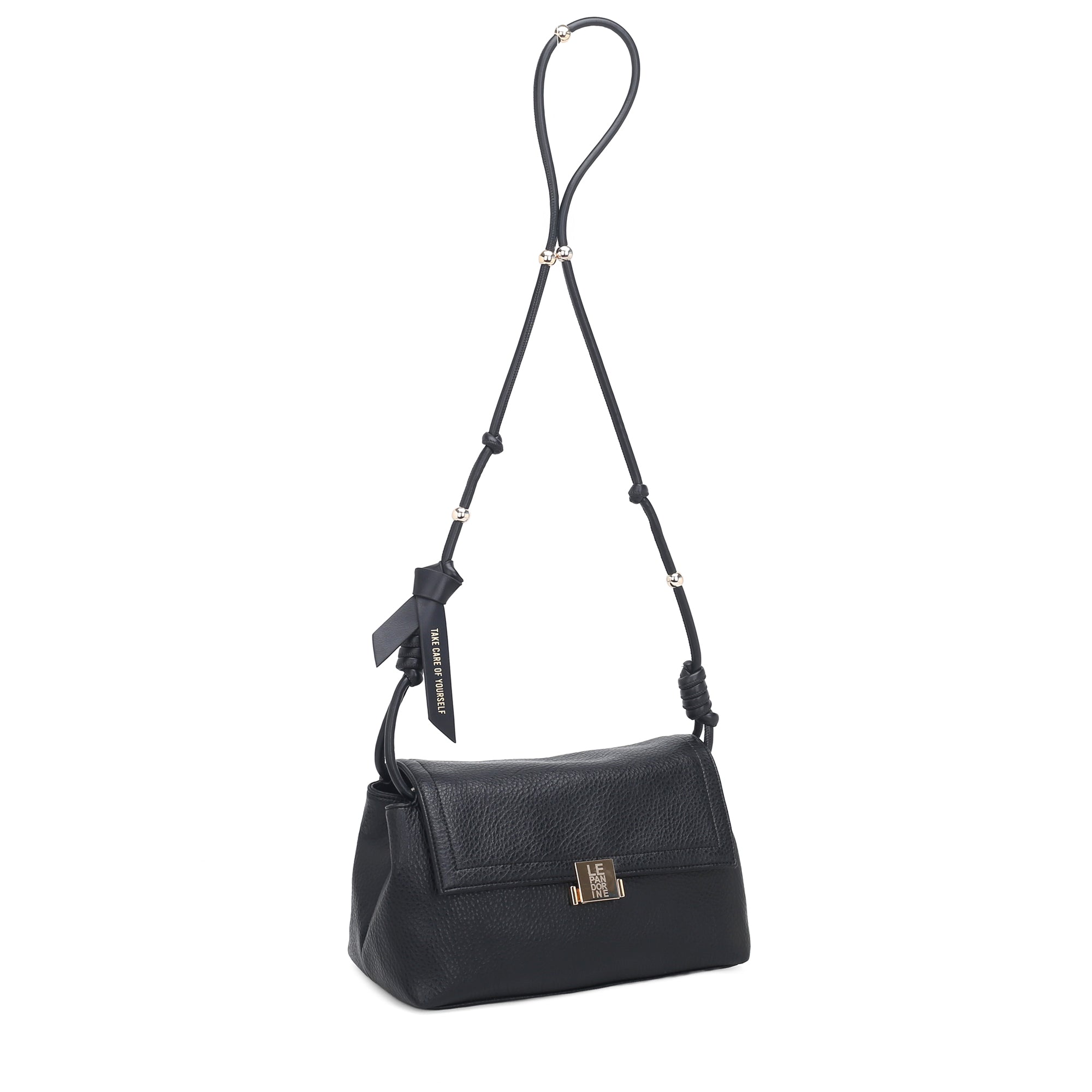 Tracolla media Amina colore nero - Collezione Fall Winter | Le Pandorine