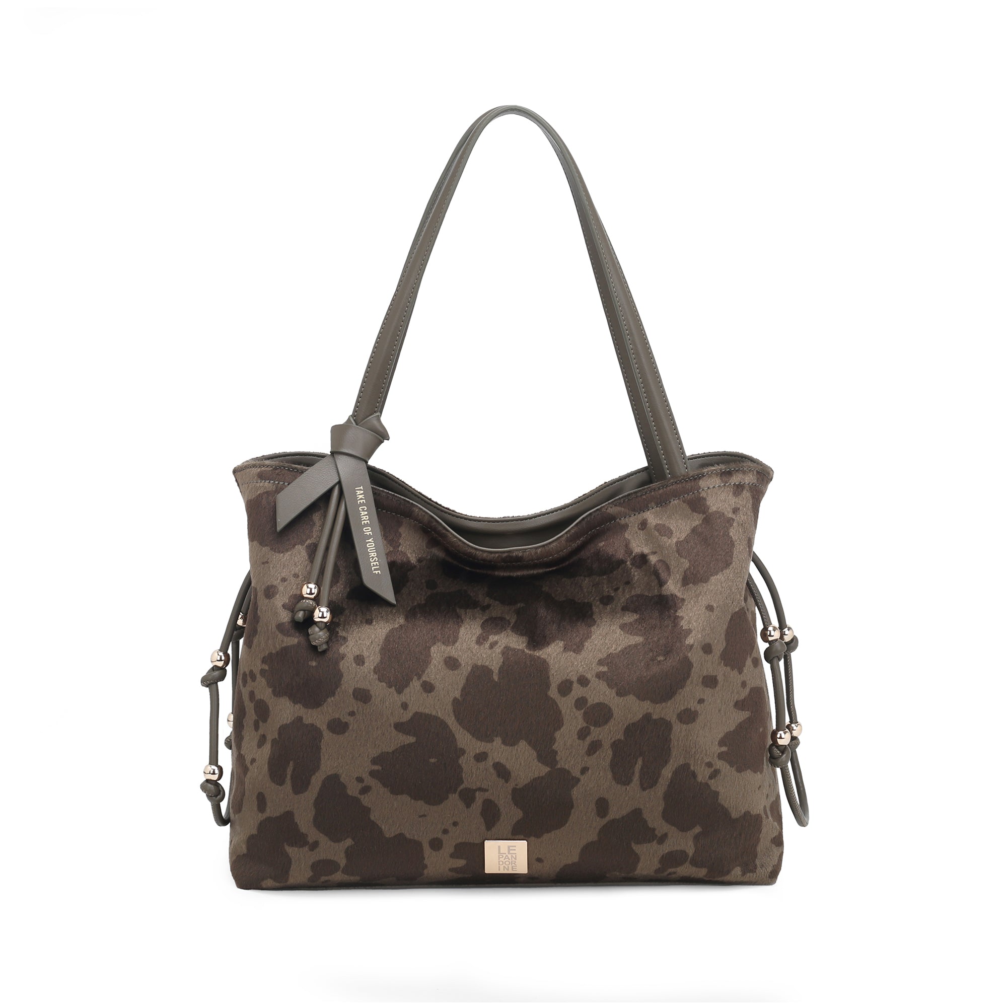 Shopping grande Amina colore mimetico - Collezione Fall Winter | Le Pandorine
