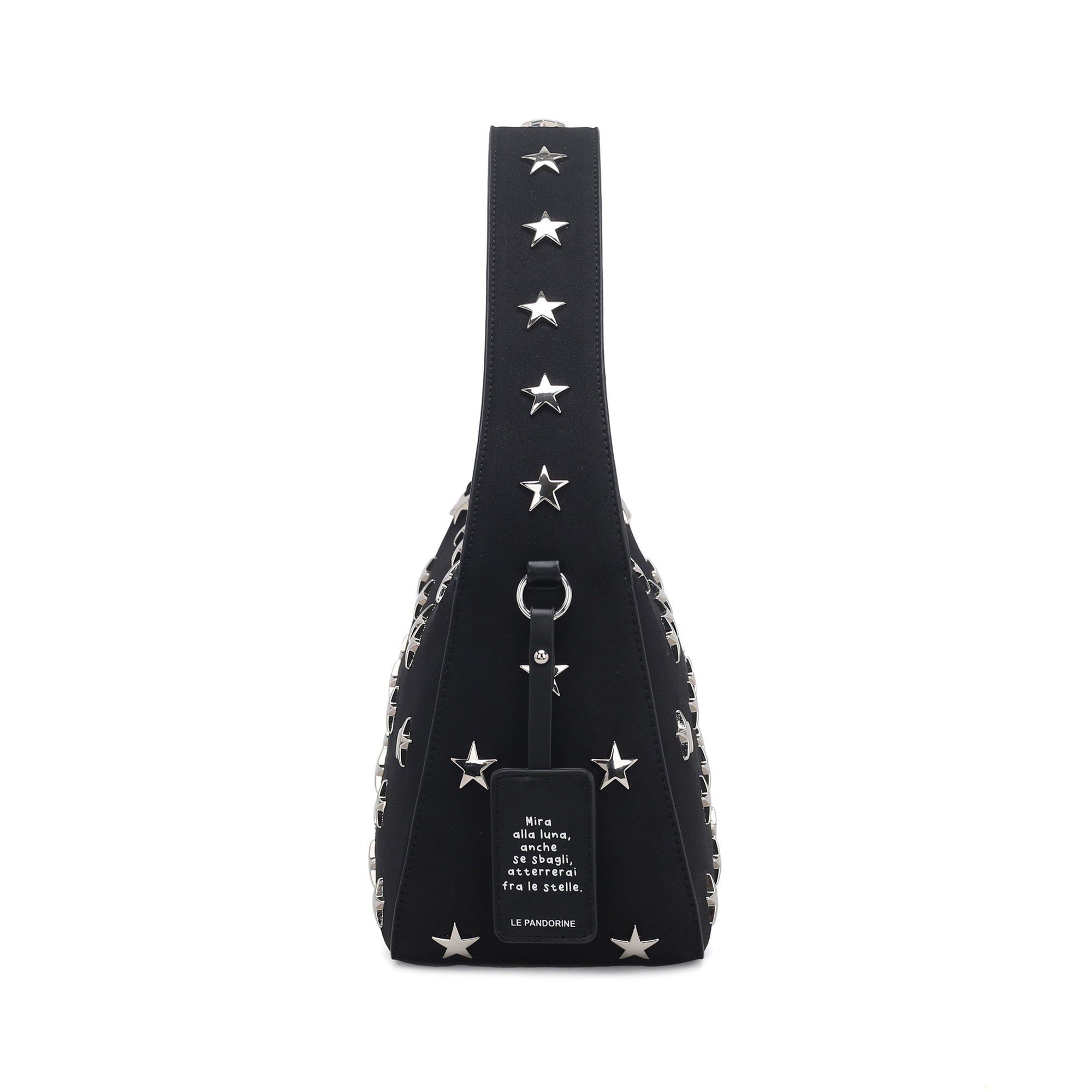 Borsa a spalla media Elena colore nero - Collezione Fall Winter | Le Pandorine