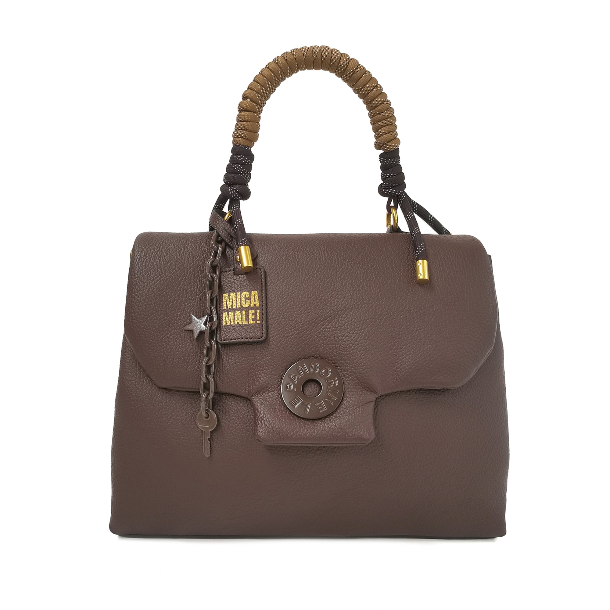 Borsa a spalla media Alex Bag colore testa di moro - Collezione Fall Winter | Le Pandorine