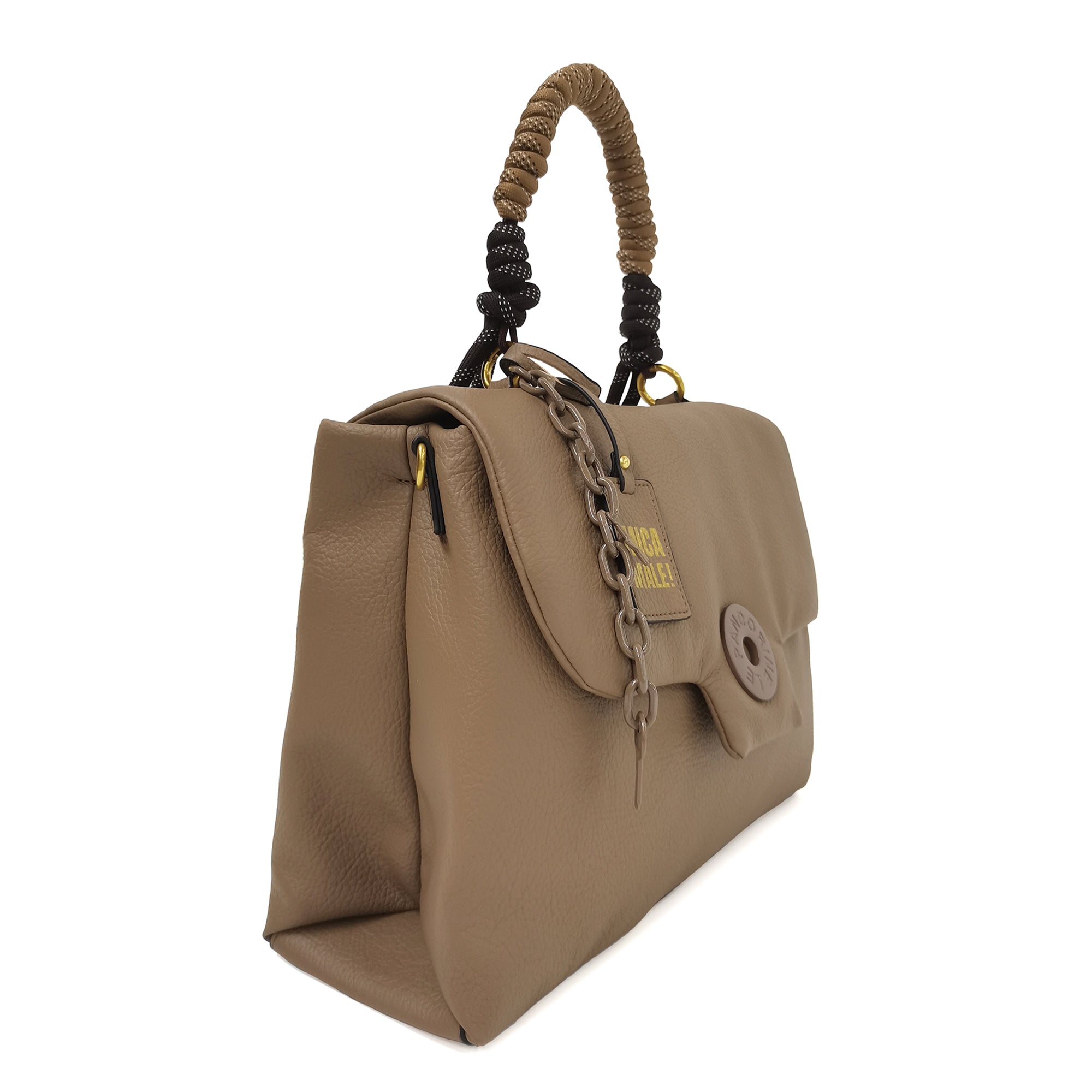 Borsa a spalla media Alex Bag colore tortora - Collezione Fall Winter | Le Pandorine