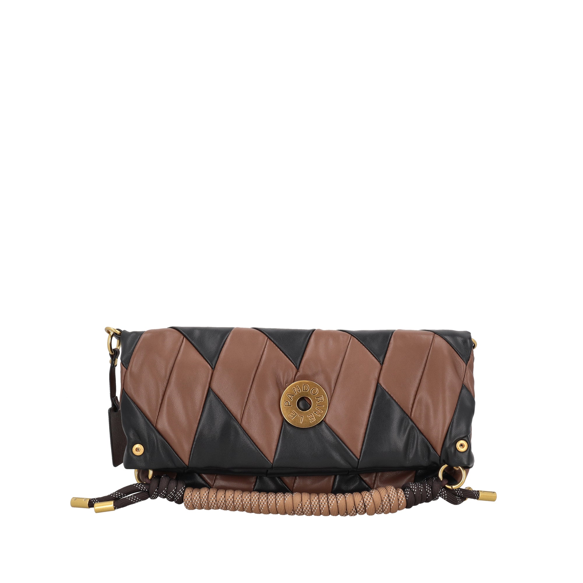 Borsa a spalla grande Arlecchino colore nero - Collezione Fall Winter | Le Pandorine