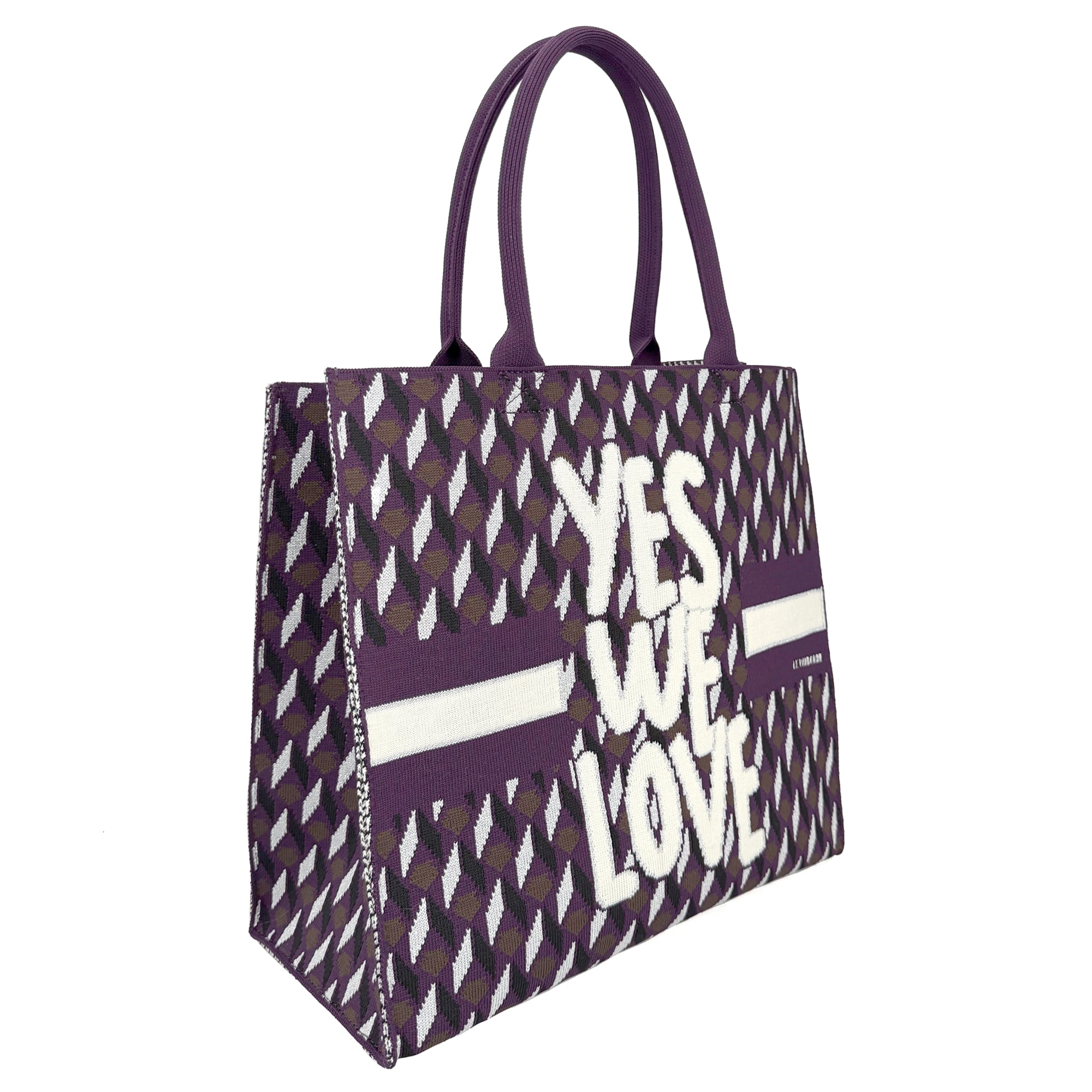 Shopping Grande Bella colore melanzana - Fili Folli | Le Pandorine