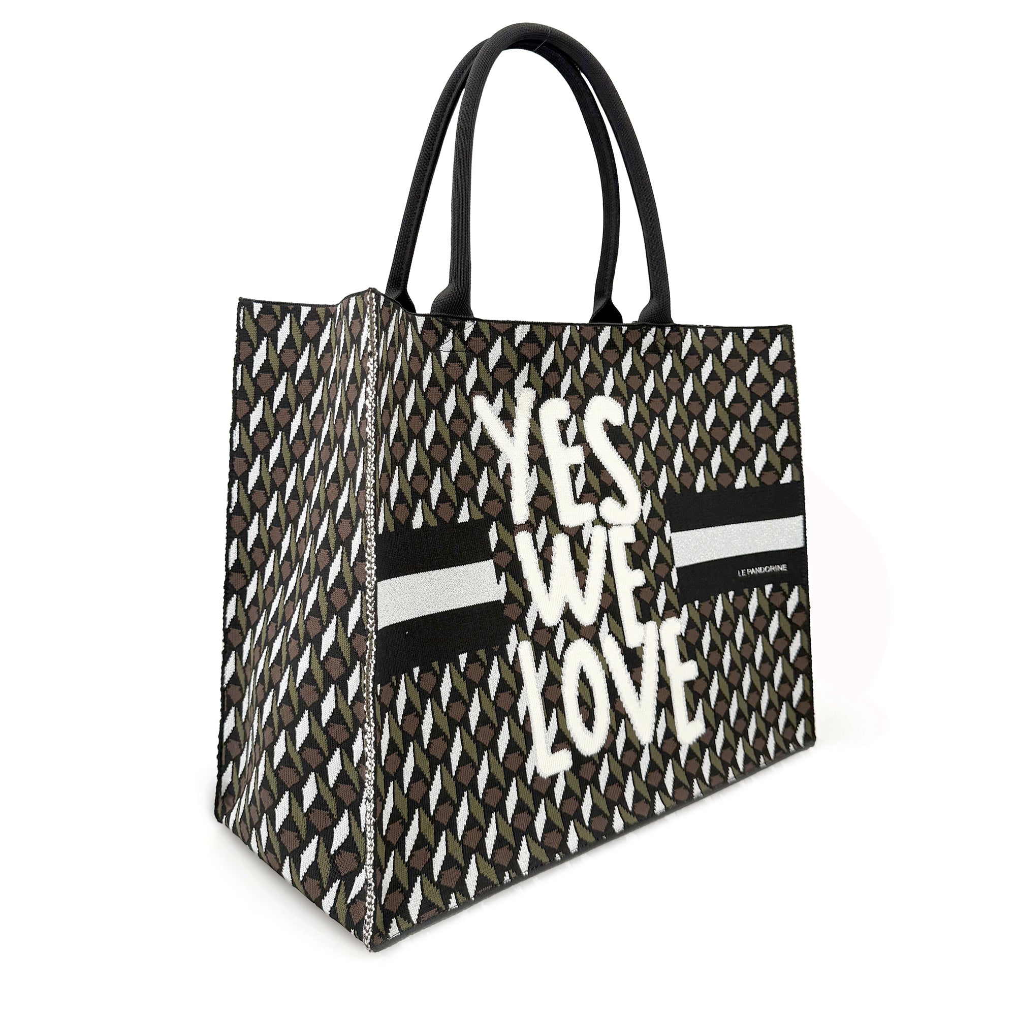 Shopping Grande Bella colore nero - Fili Folli | Le Pandorine