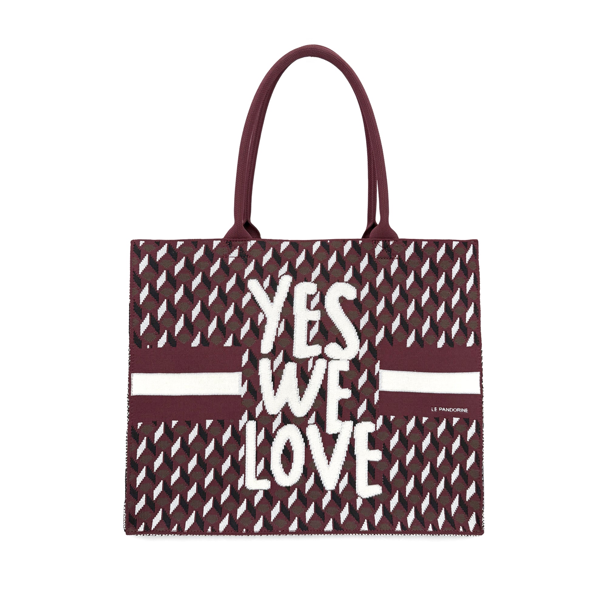 Shopping Media Bella colore bordeaux - Fili Folli | Le Pandorine