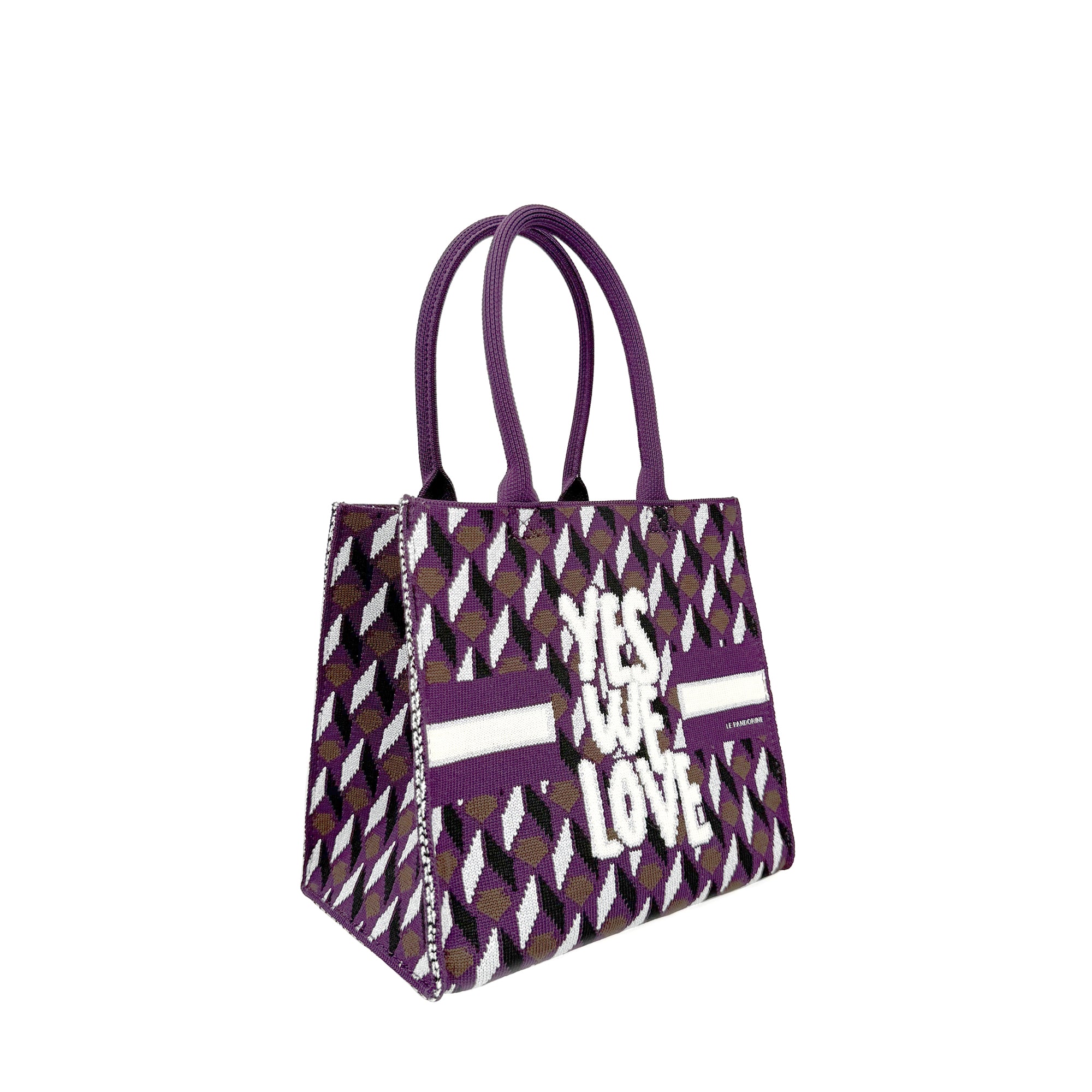 Shopping piccola Bella colore melanzana - Fili Folli | Le Pandorine