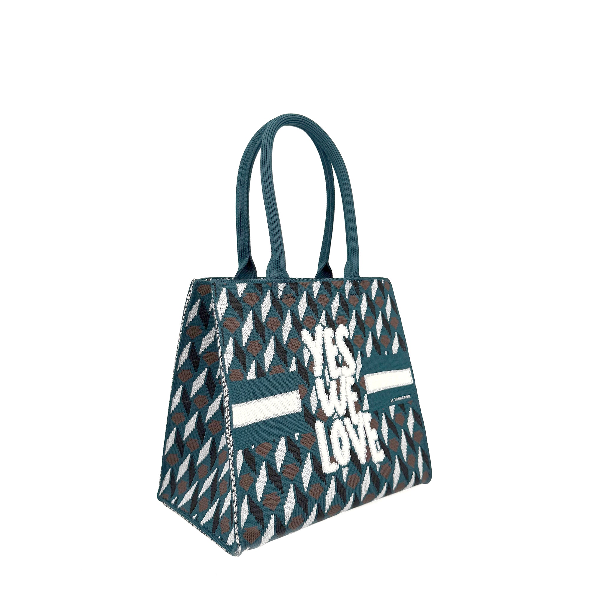 Shopping piccola Bella colore verde militare - Fili Folli | Le Pandorine