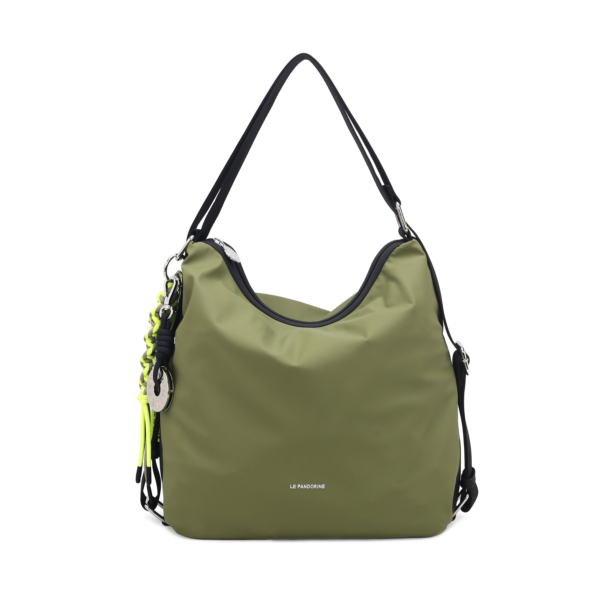 Borsa zaino Ginevra colore verde oliva - Collezione Fall Winter | Le Pandorine