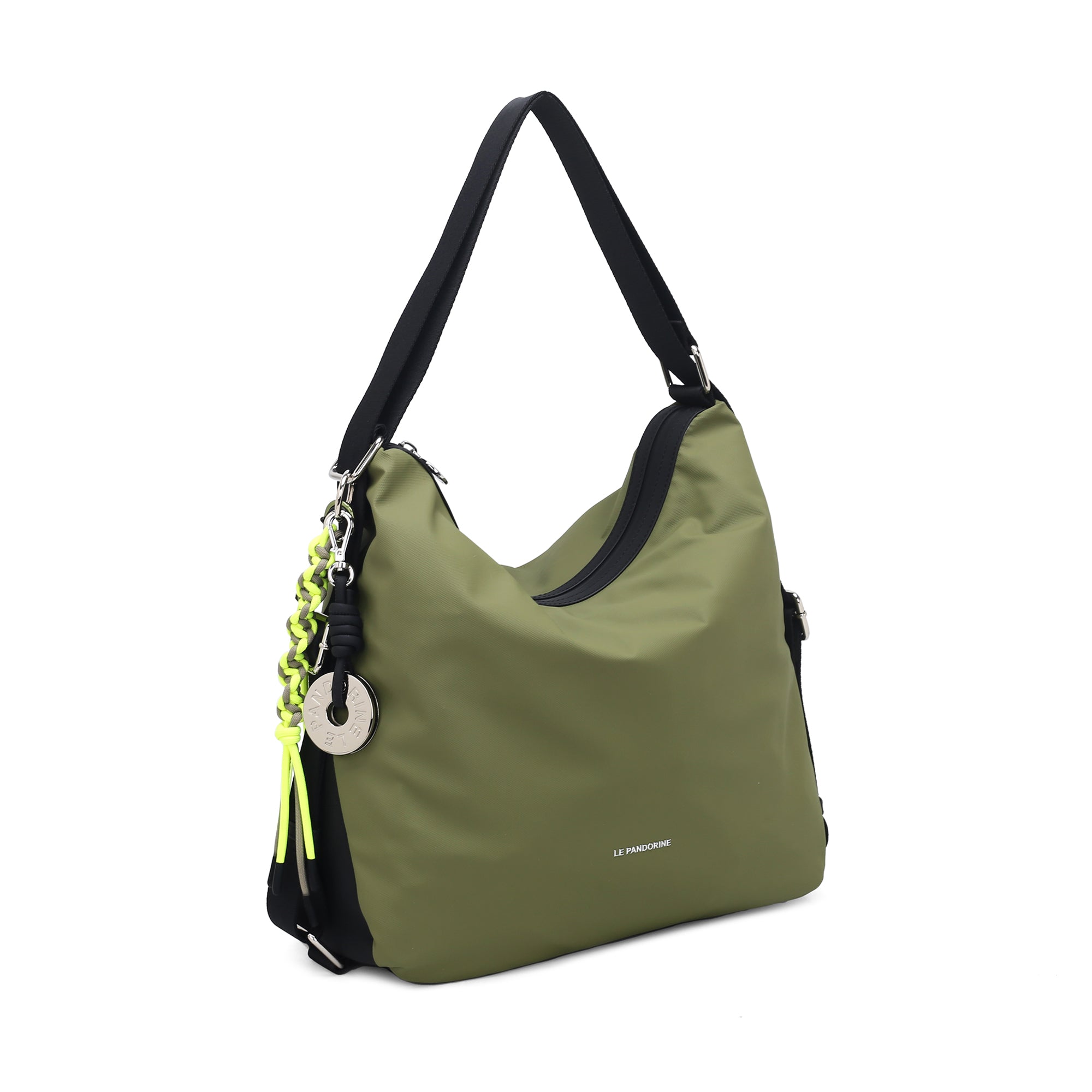 Borsa zaino Ginevra colore verde oliva - Collezione Fall Winter | Le Pandorine