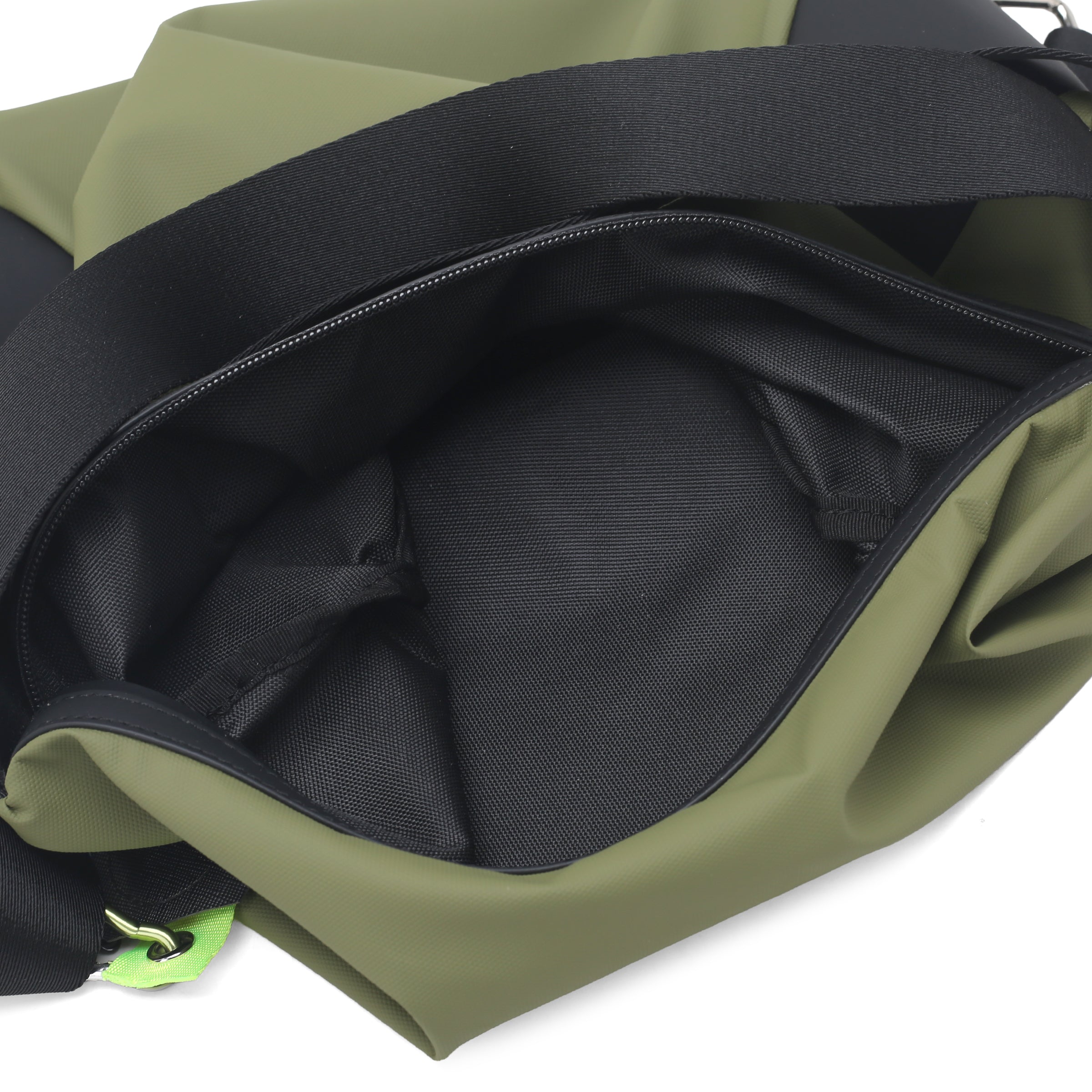 Borsa zaino Ginevra colore verde oliva - Collezione Fall Winter | Le Pandorine