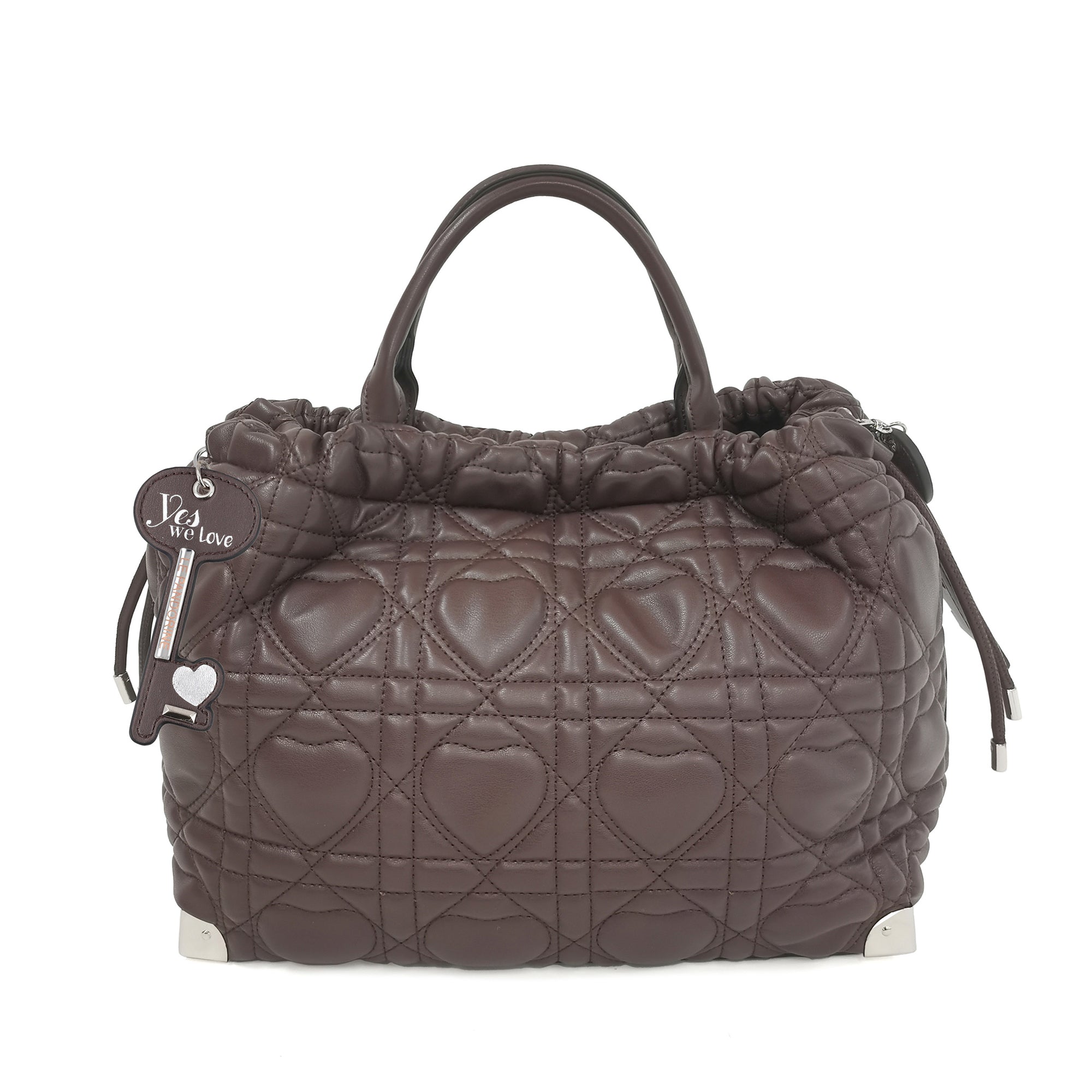Borsa a mano Love Bucket colore testa di moro - Collezione Fall Winter | Le Pandorine
