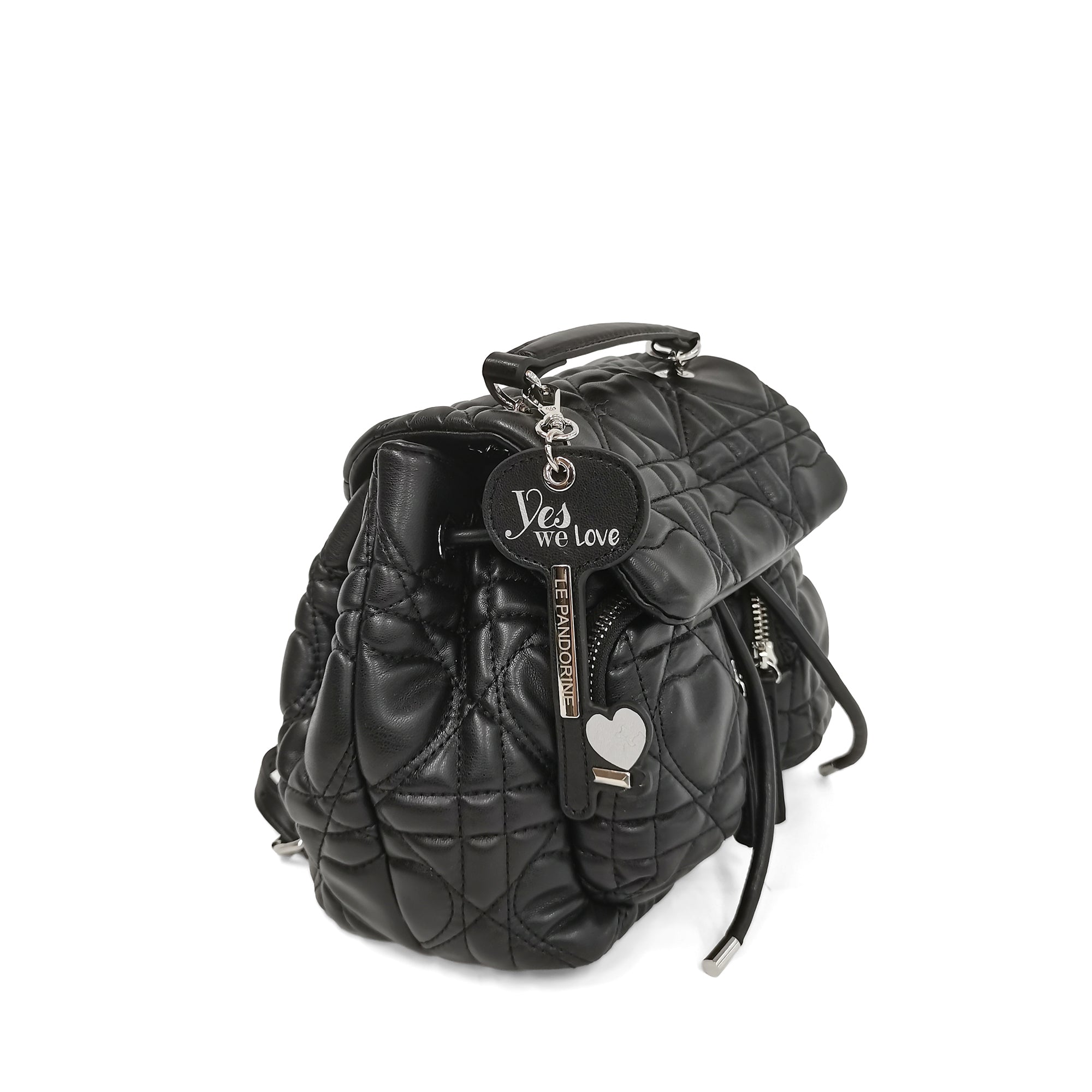 Zaino Love Backpack colore nero - Collezione Fall Winter | Le Pandorine
