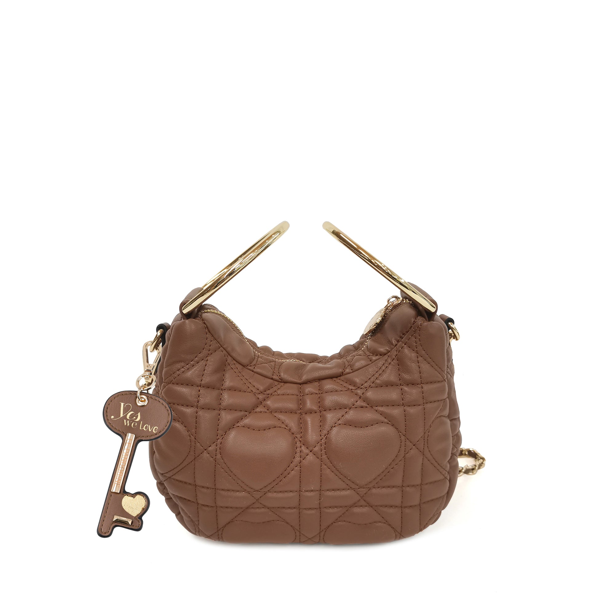 Tracollina Love Ring Bag colore legno - Collezione Fall Winter | Le Pandorine