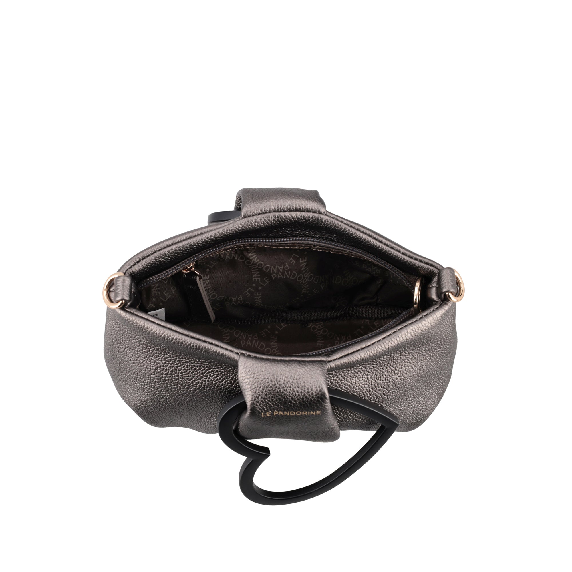 Tracollina Amore Mini colore canna di fucile - Collezione Fall Winter | Le Pandorine