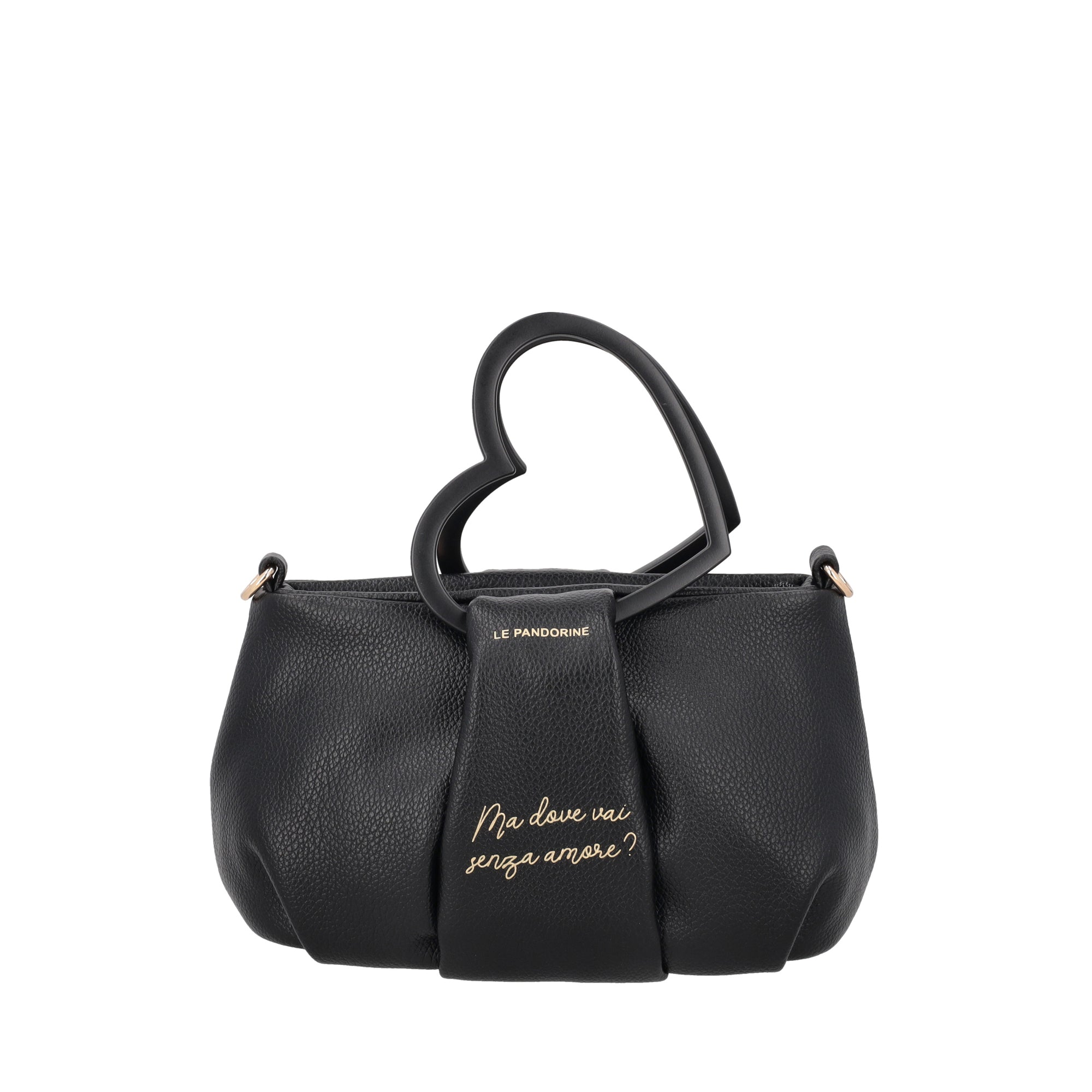 Tracollina Amore Mini colore nero - Collezione Fall Winter | Le Pandorine