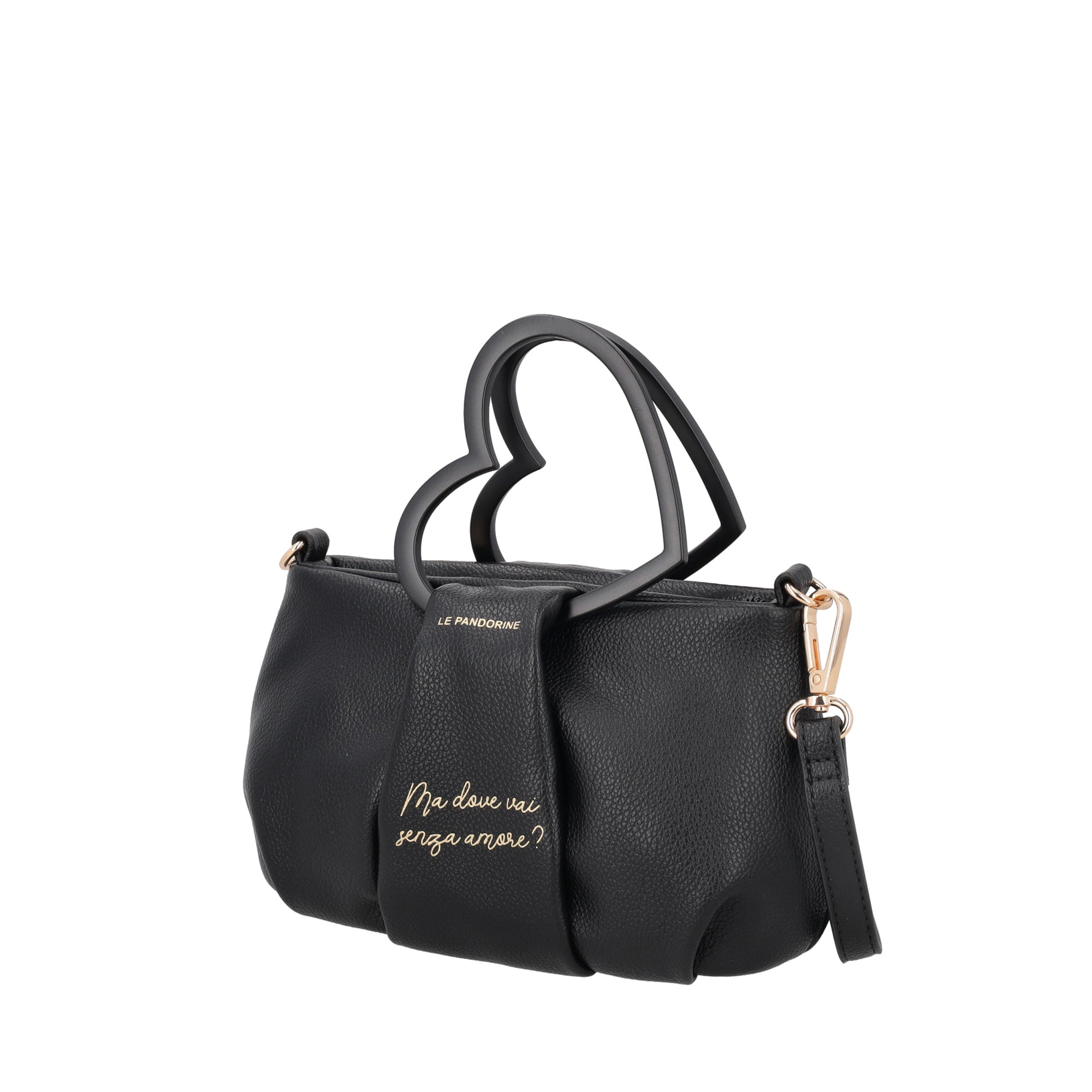 Tracollina Amore Mini colore nero - Collezione Fall Winter | Le Pandorine