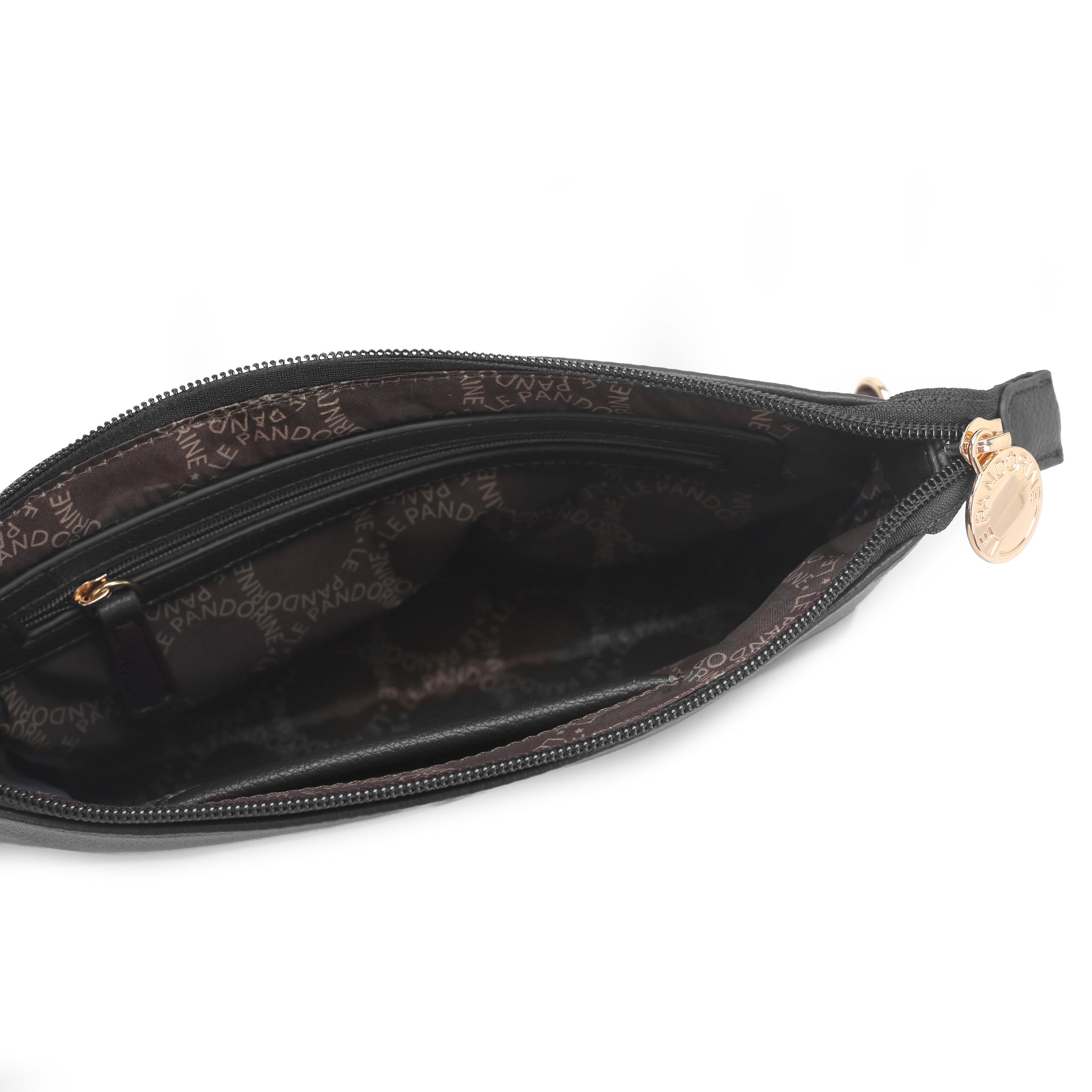 Pochette piatta Amore colore nero - Collezione Fall Winter | Le Pandorine
