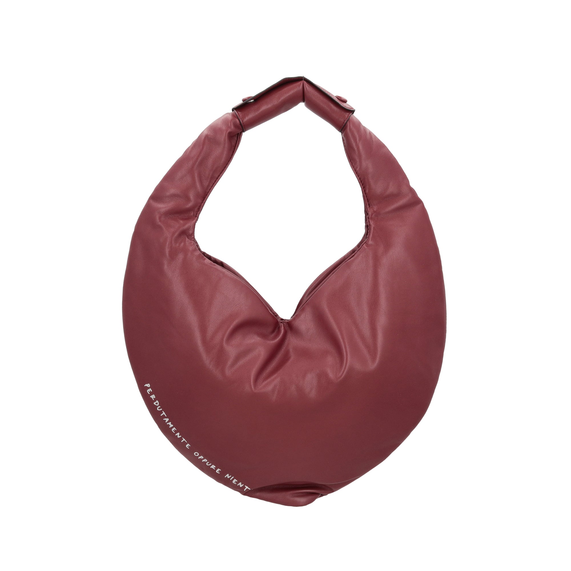 Borsa a spalla media Heart Bag colore bordeaux - Collezione Fall Winter | Le Pandorine