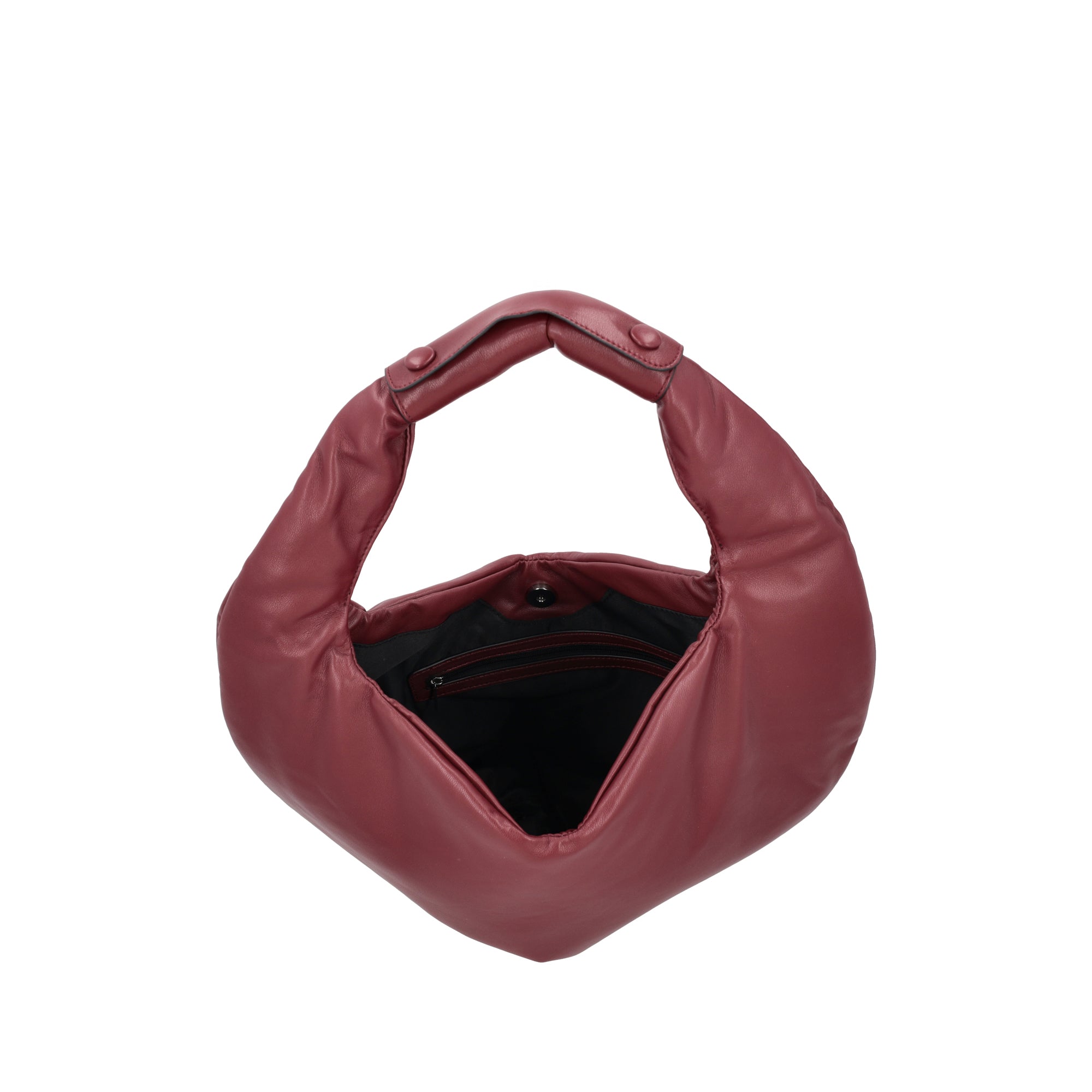 Borsa a spalla media Heart Bag colore bordeaux - Collezione Fall Winter | Le Pandorine