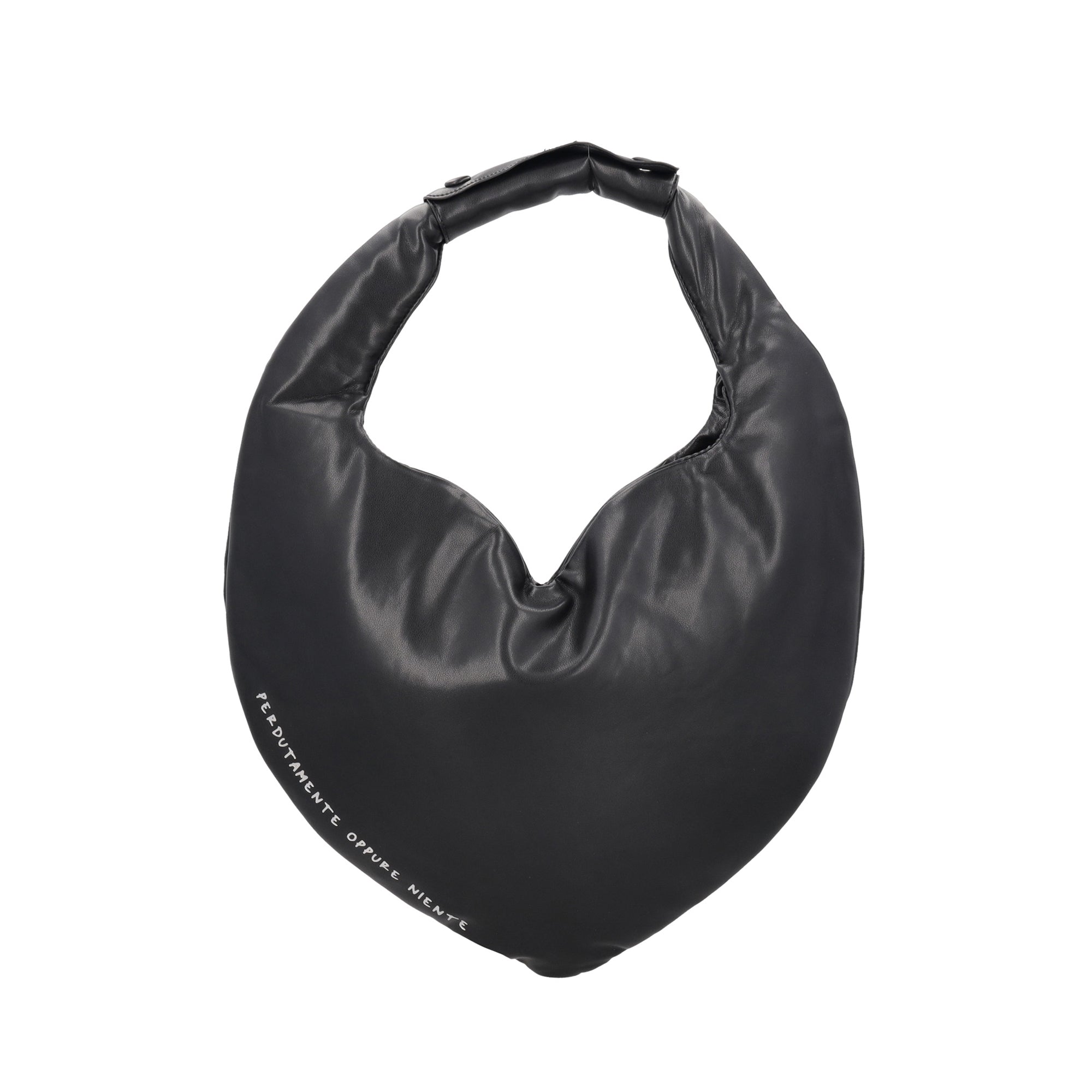 Borsa a spalla media Heart Bag colore nero - Collezione Fall Winter | Le Pandorine