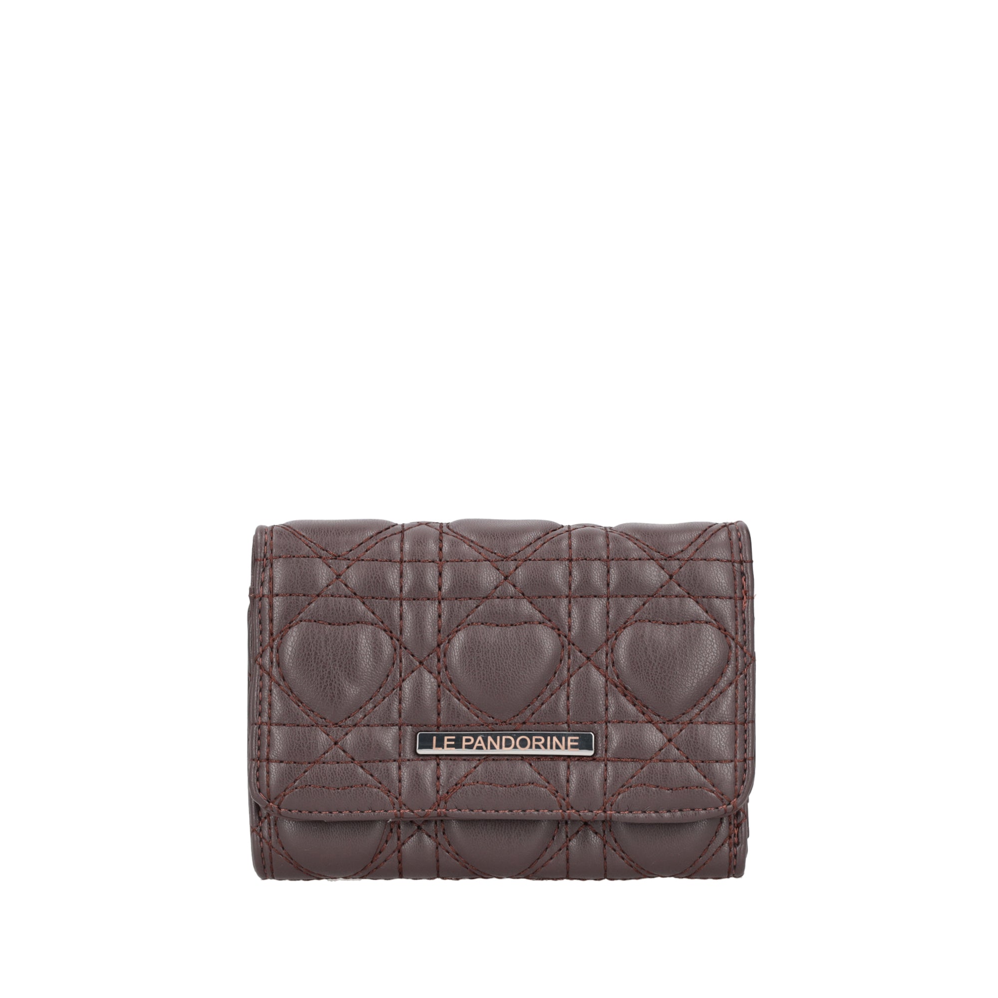 Dark brown love wallet - Collezione Fall Winter | Le Pandorine