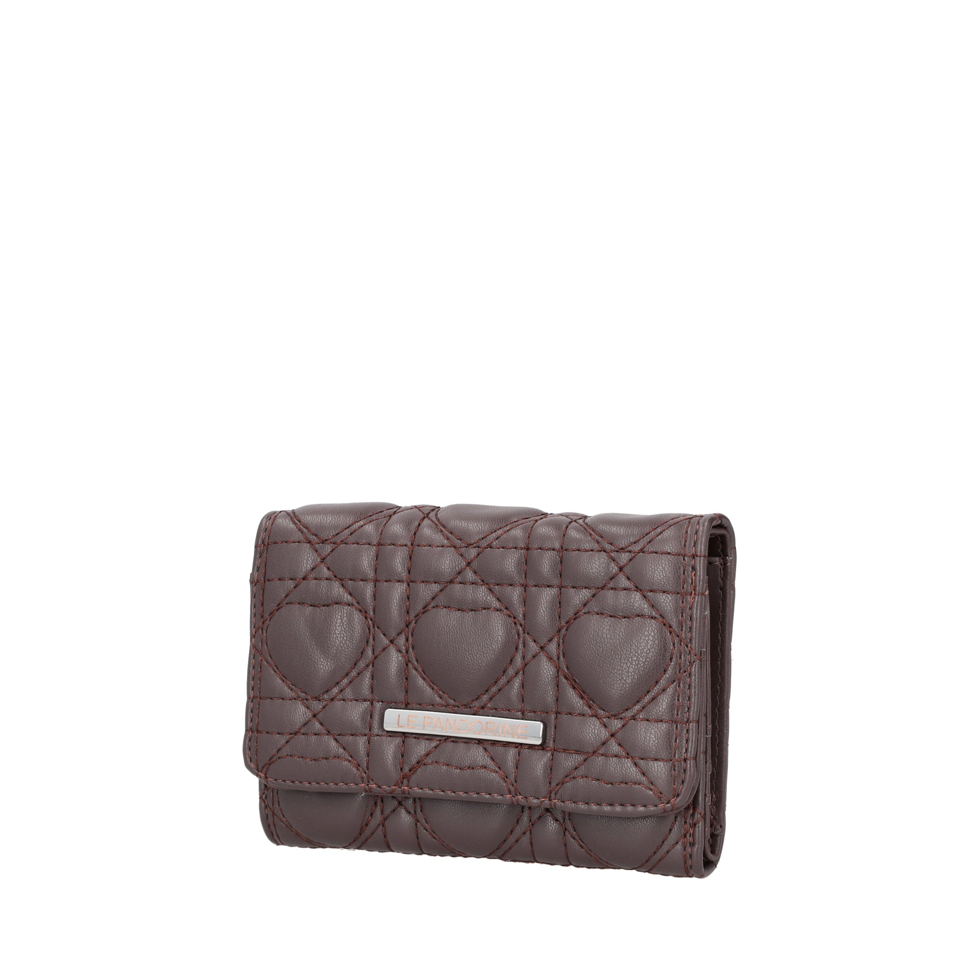 Dark brown love wallet - Collezione Fall Winter | Le Pandorine