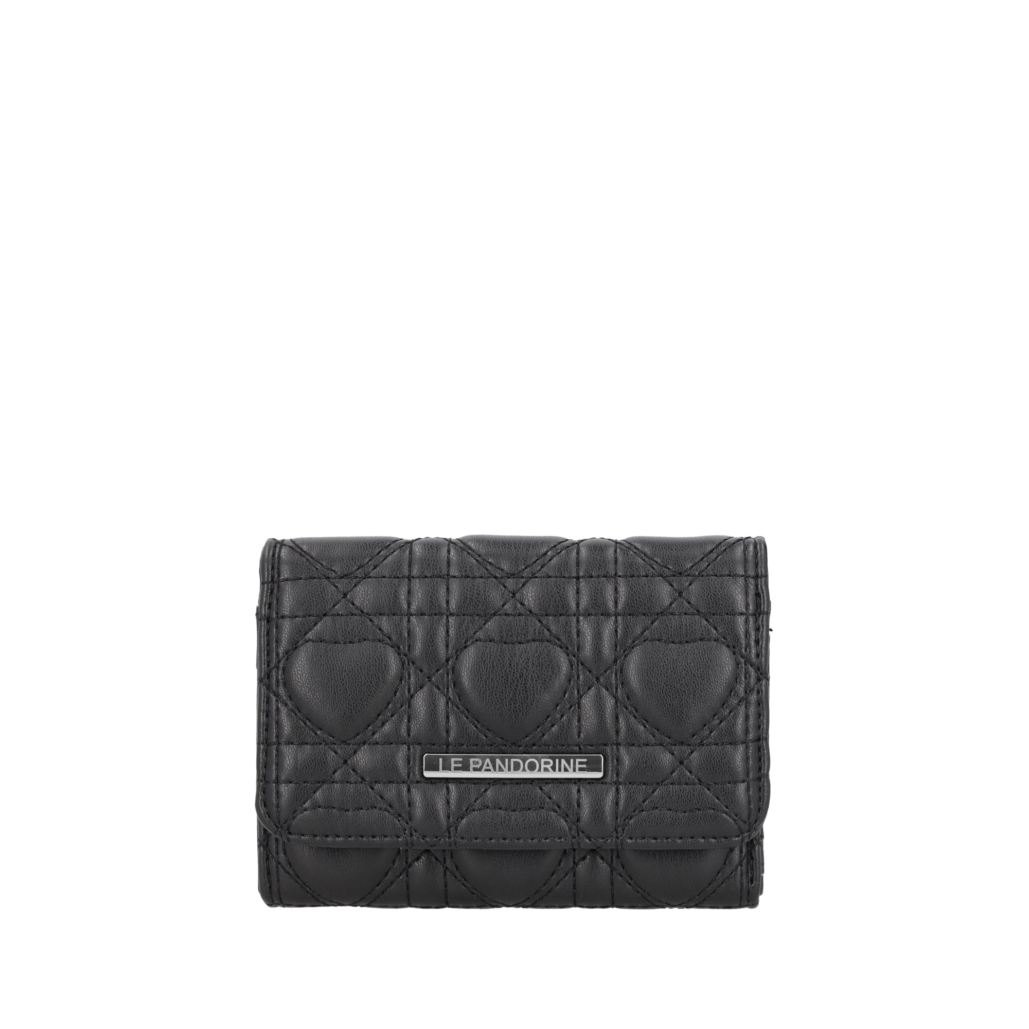Portafoglio Love colore nero - Collezione Fall Winter | Le Pandorine