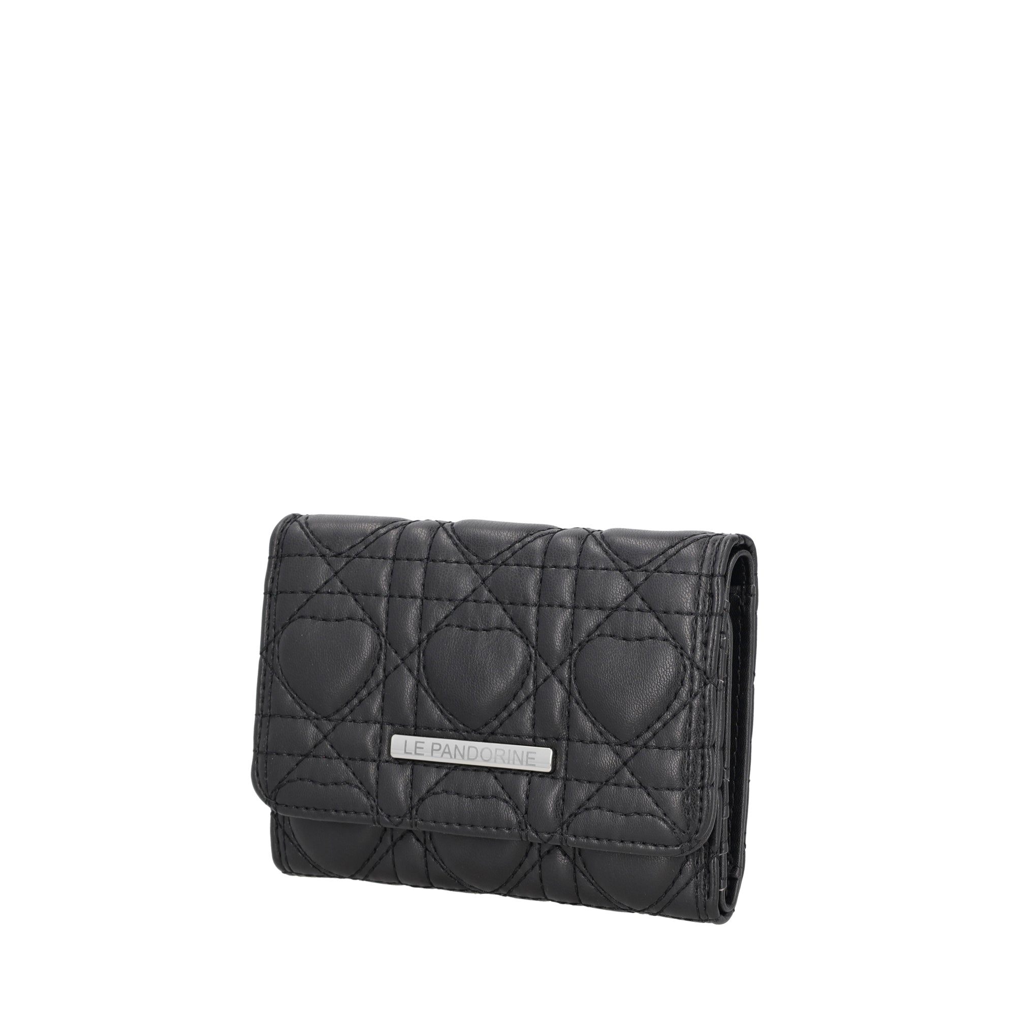 Portafoglio Love colore nero - Collezione Fall Winter | Le Pandorine