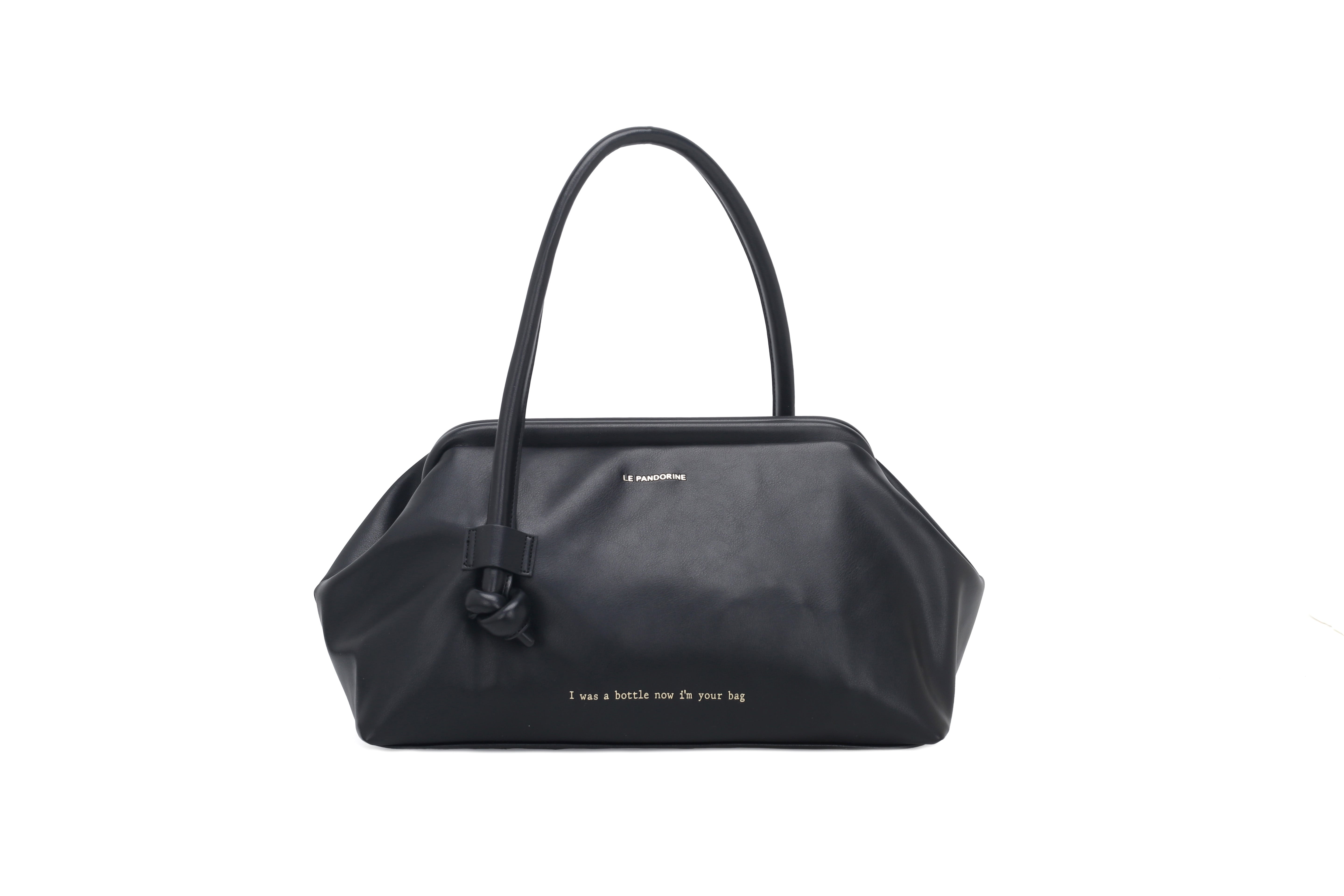 PF253B540.C99 - Borsa a mano grande Bottle Maxi colore nero - NERO | Le Pandorine