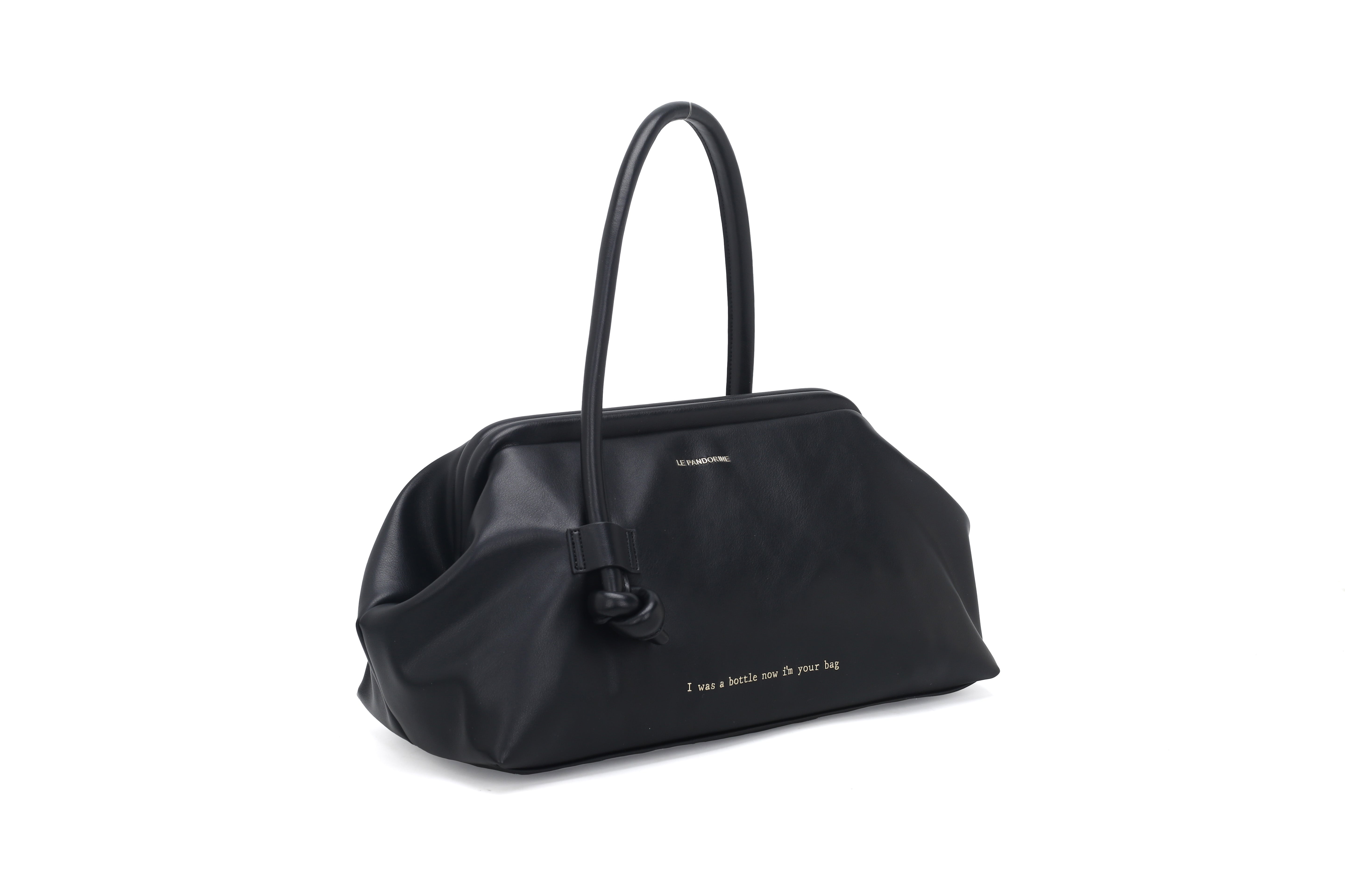 PF253B540.C99 - Borsa a mano grande Bottle Maxi colore nero - NERO | Le Pandorine