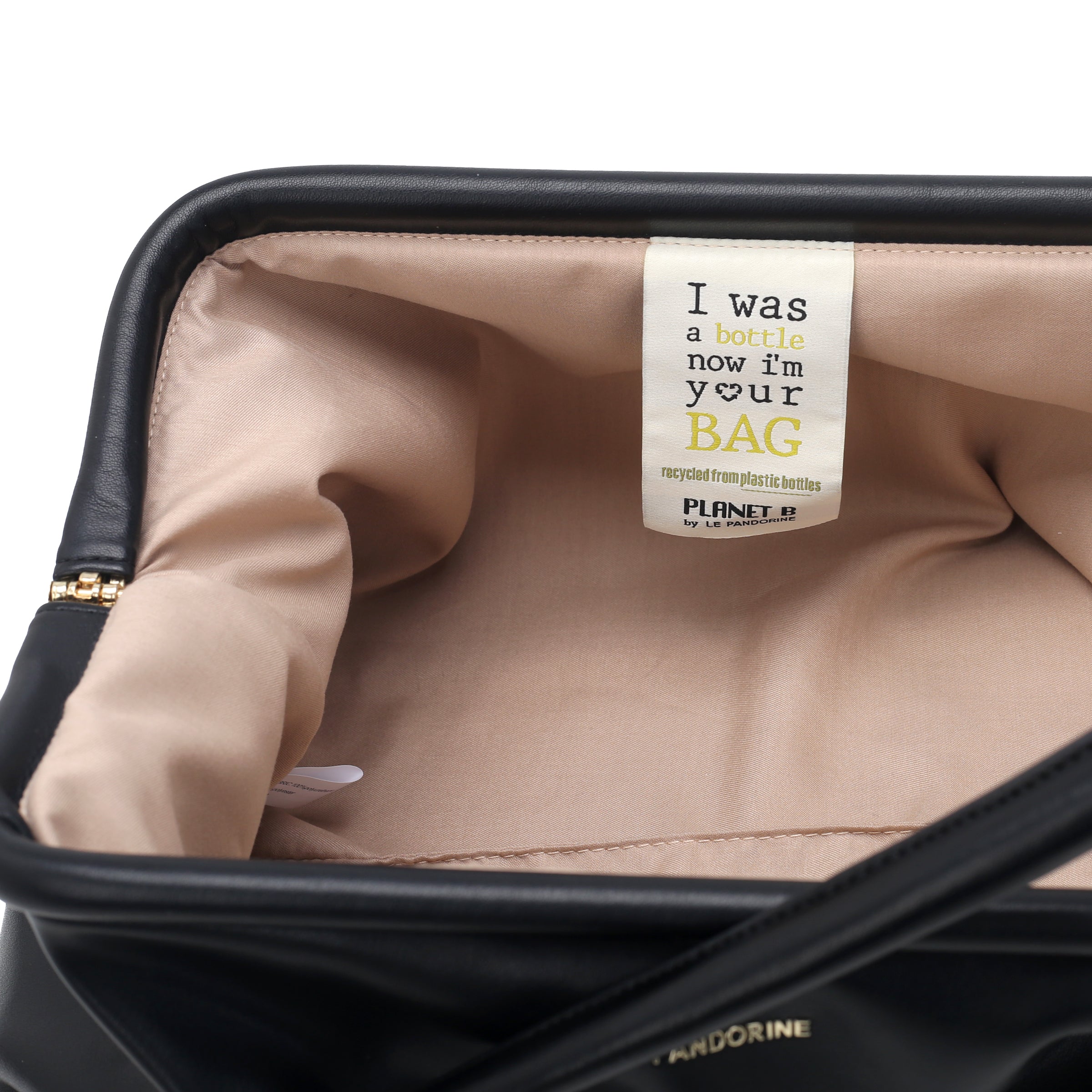 Borsa a mano grande Bottle Maxi colore nero - Planet B | Le Pandorine