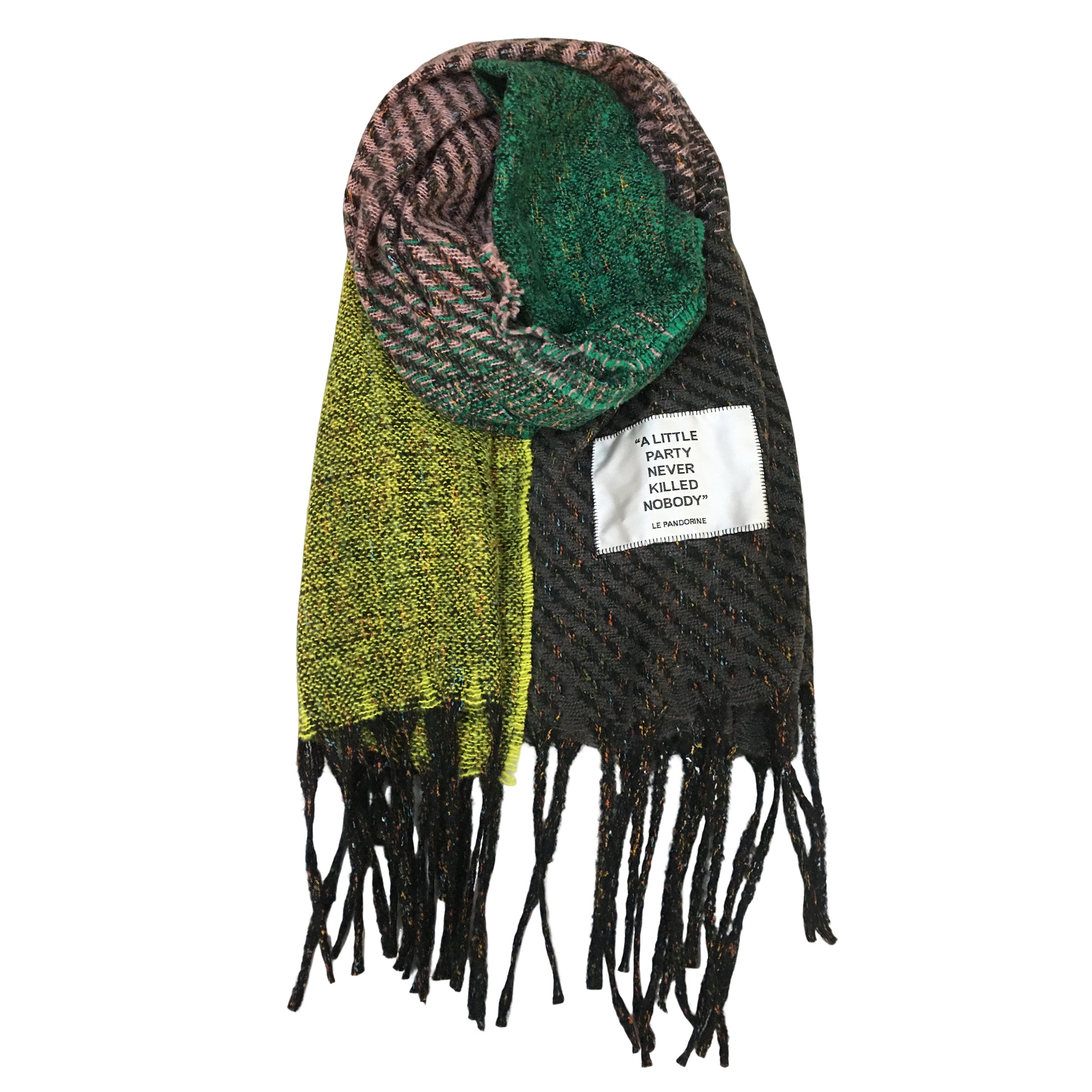 SCIARPA 65x185 Morgan colore verdino - VERDE | Le Pandorine