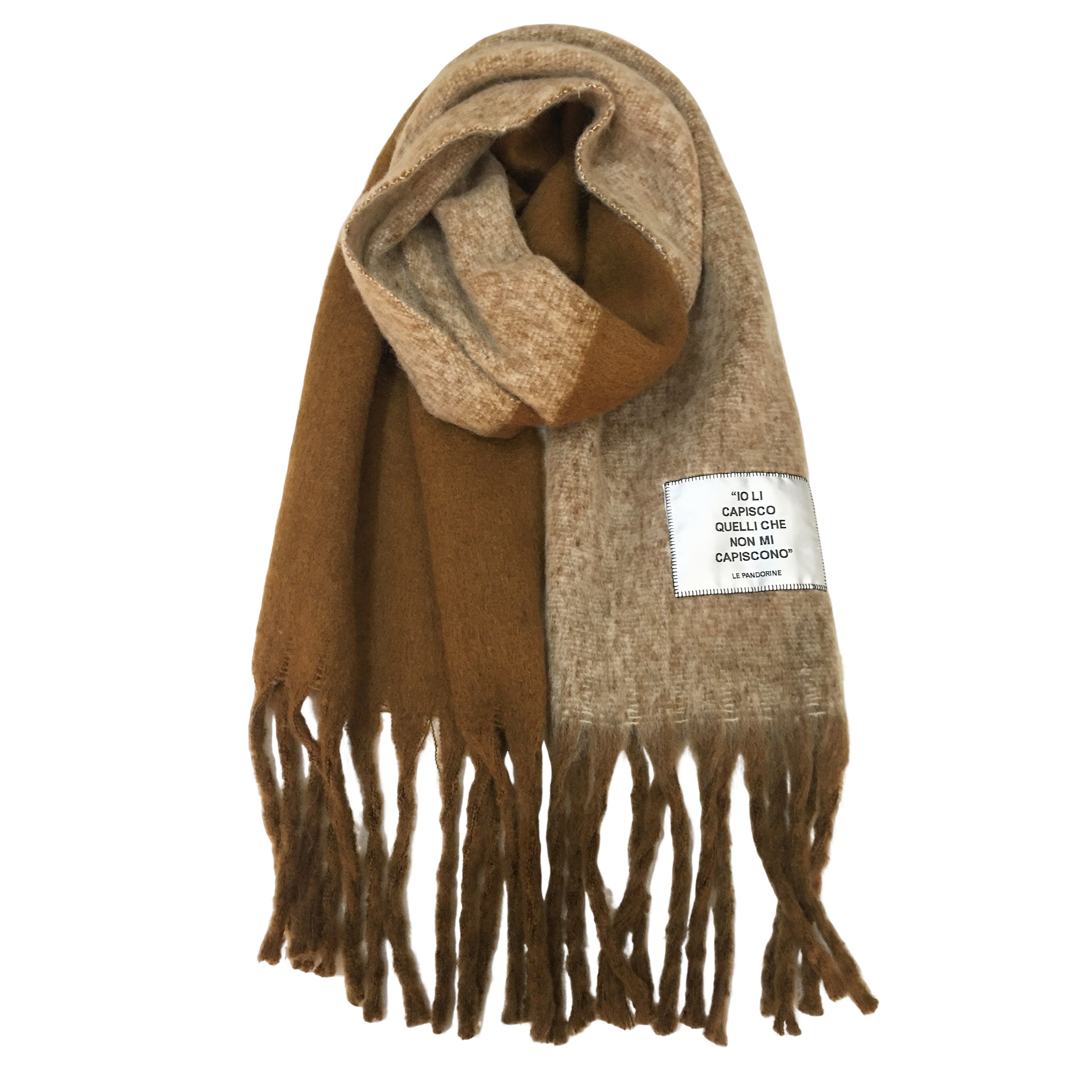 Natural elsa 40x200 scarf - Collezione Fall Winter | Le Pandorine