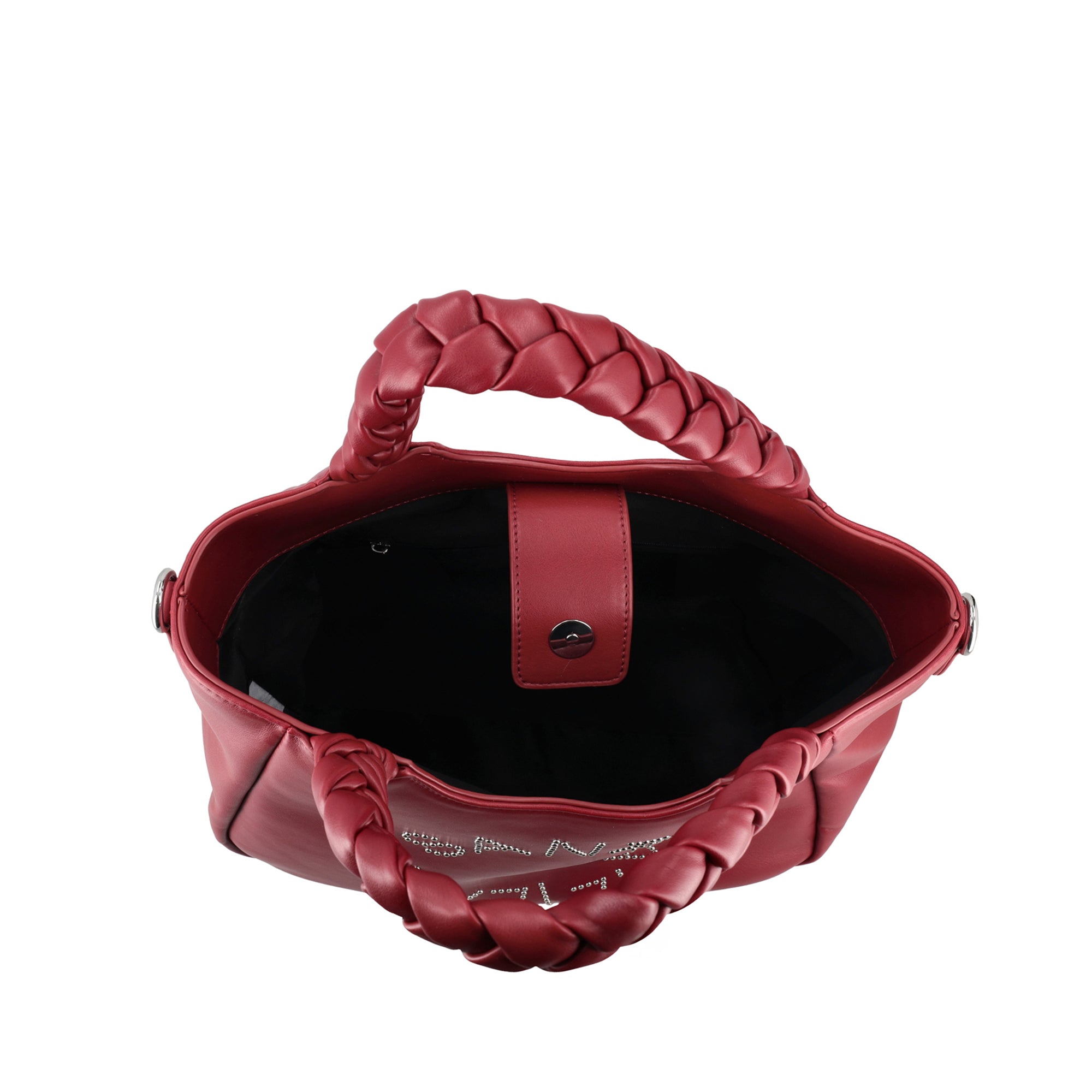 Borsa media Beatrice Hobo colore bordeaux - Beatrice | Le Pandorine