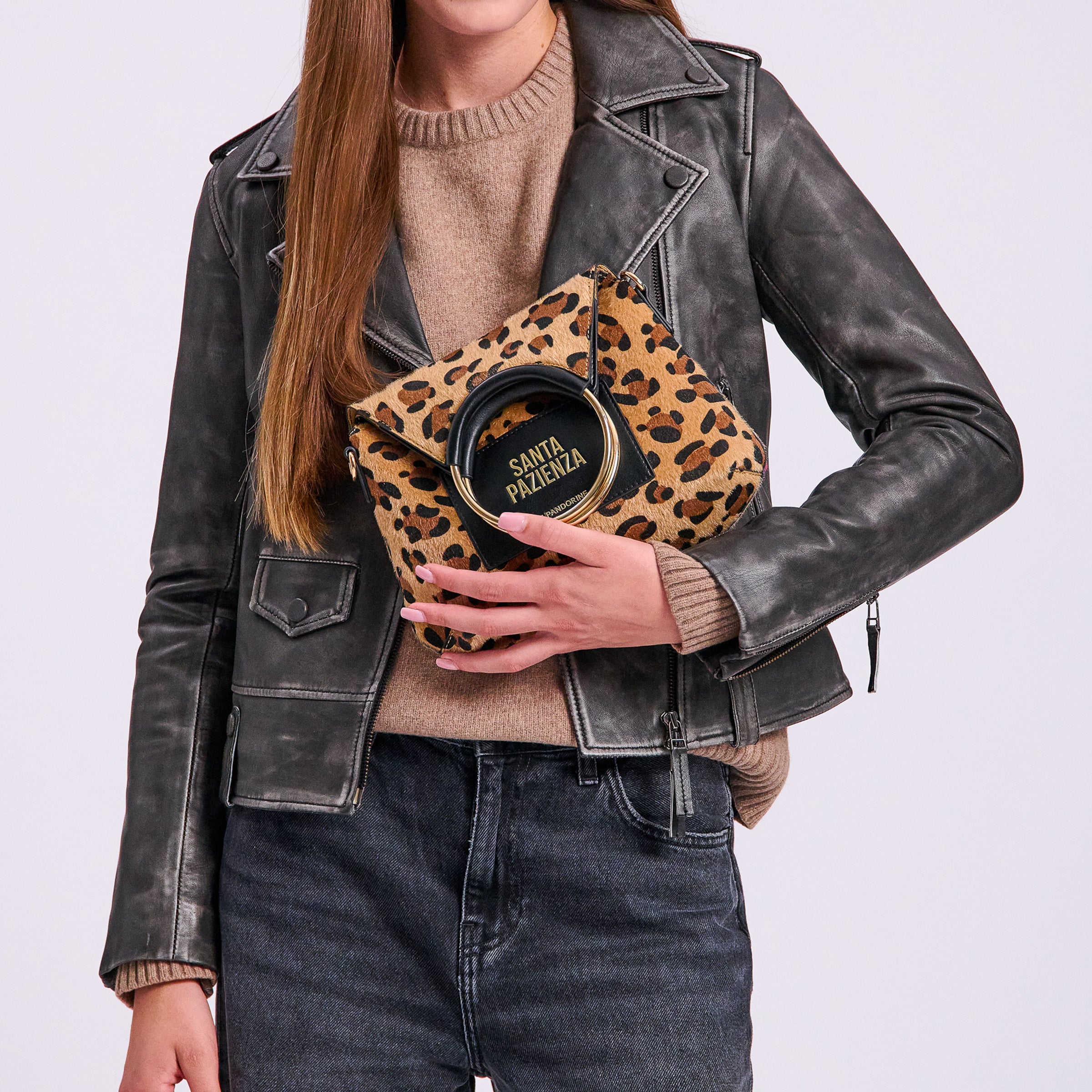 Borsa a mano piccola Rachel colore maculato - Collezione Fall Winter | Le Pandorine