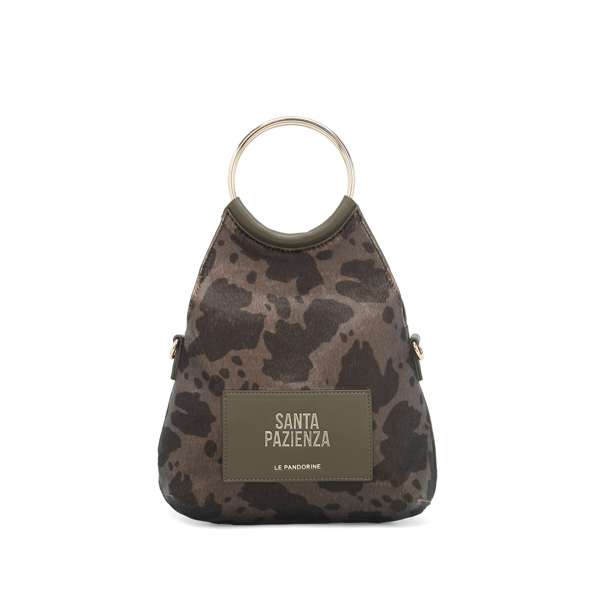 Borsa a mano piccola Rachel colore mimetico - Collezione Fall Winter | Le Pandorine