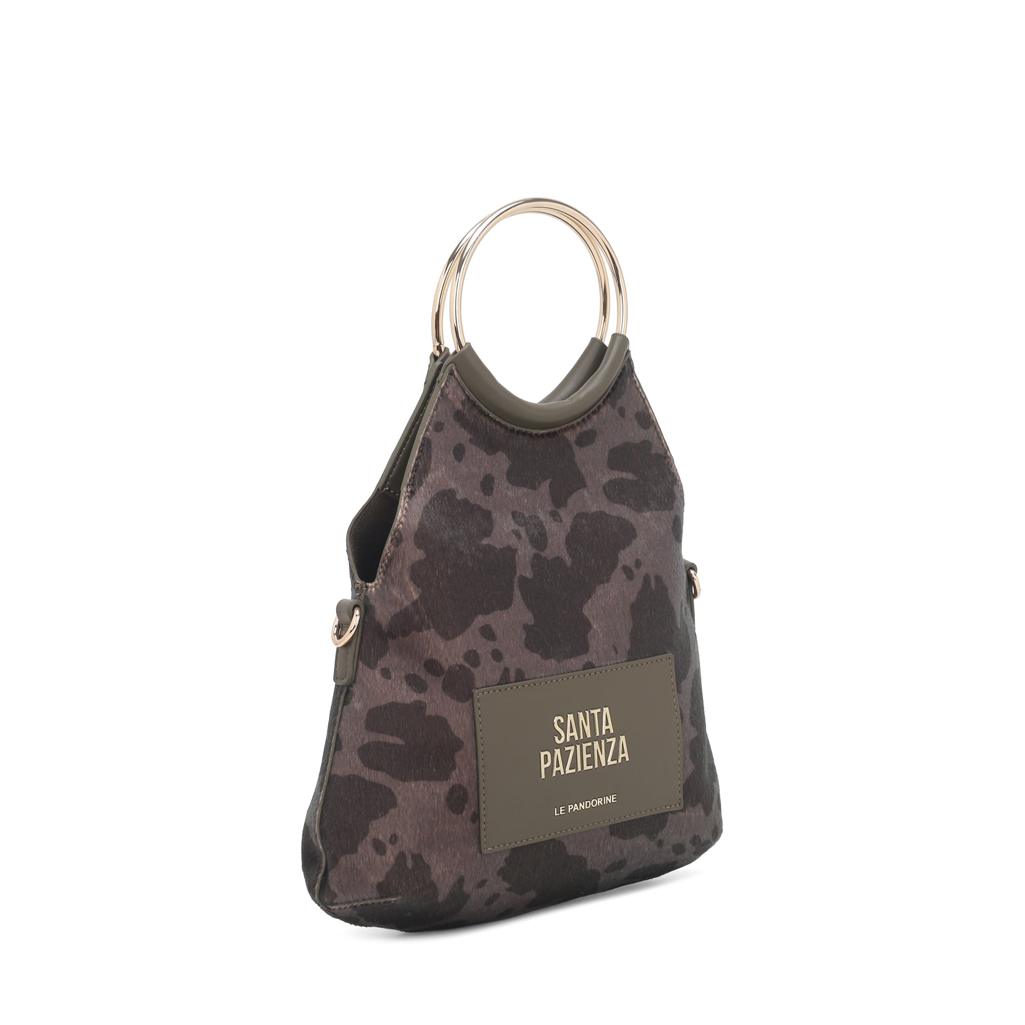 Borsa a mano piccola Rachel colore mimetico - Collezione Fall Winter | Le Pandorine