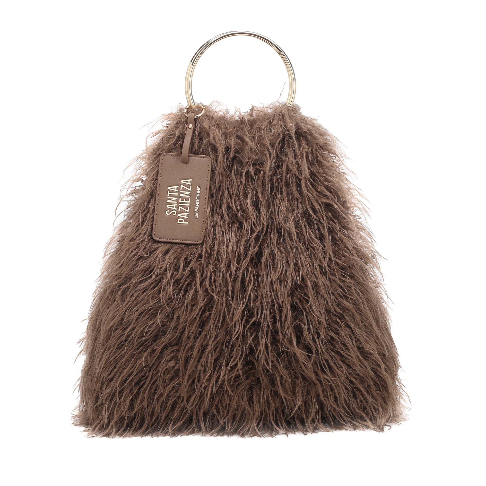 Borsa grande a tracolla Rachel colore legno - Collezione Fall Winter | Le Pandorine