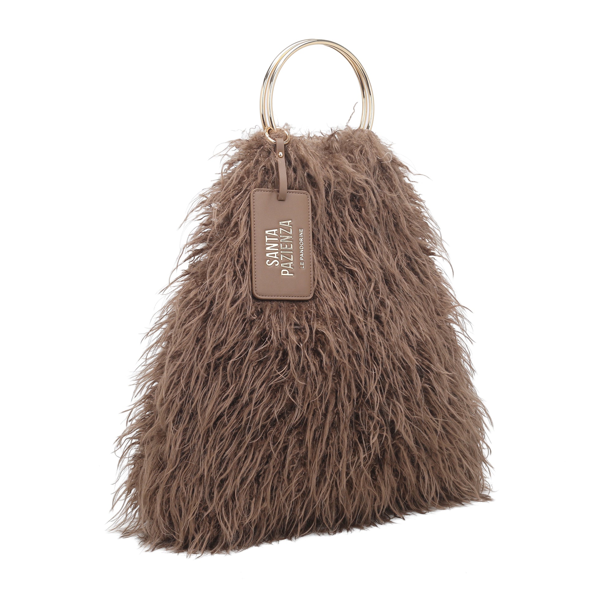 Borsa grande a tracolla Rachel colore legno - Collezione Fall Winter | Le Pandorine