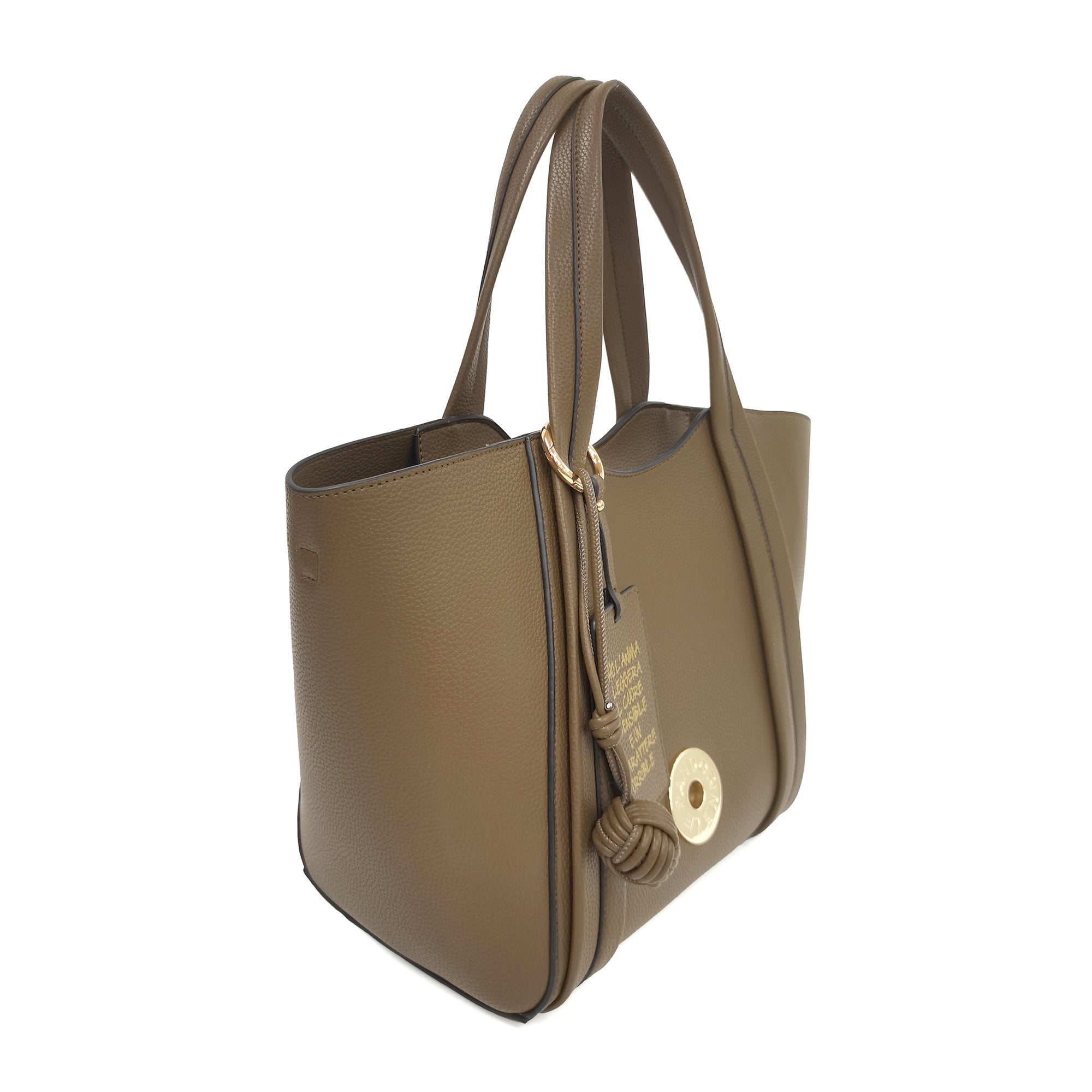 PF255B575.C41 - Shopping grande Vicky colore verde militare - VERDE | Le Pandorine
