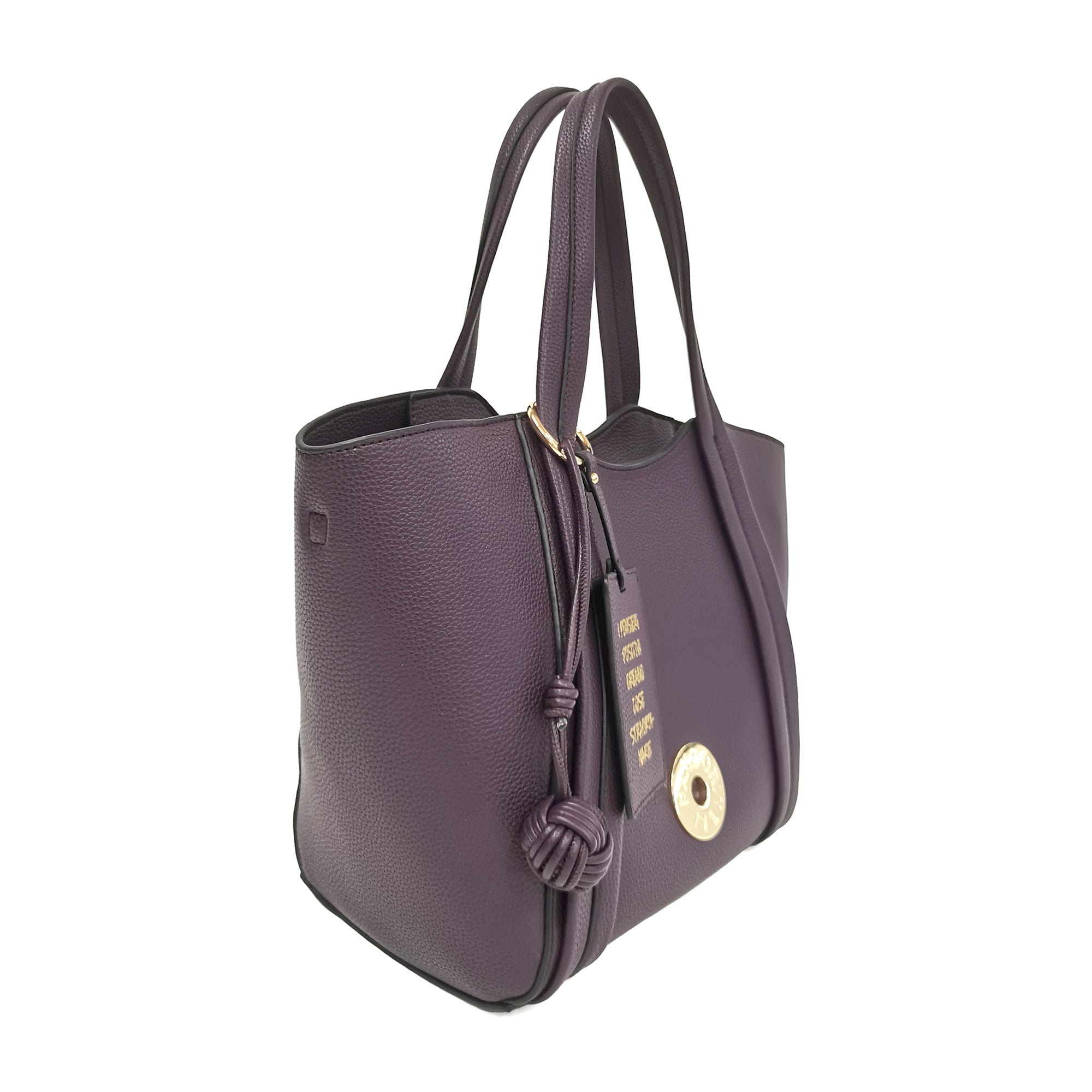 PF255B575.C80 - Shopping grande Vicky colore prugna - VIOLA | Le Pandorine