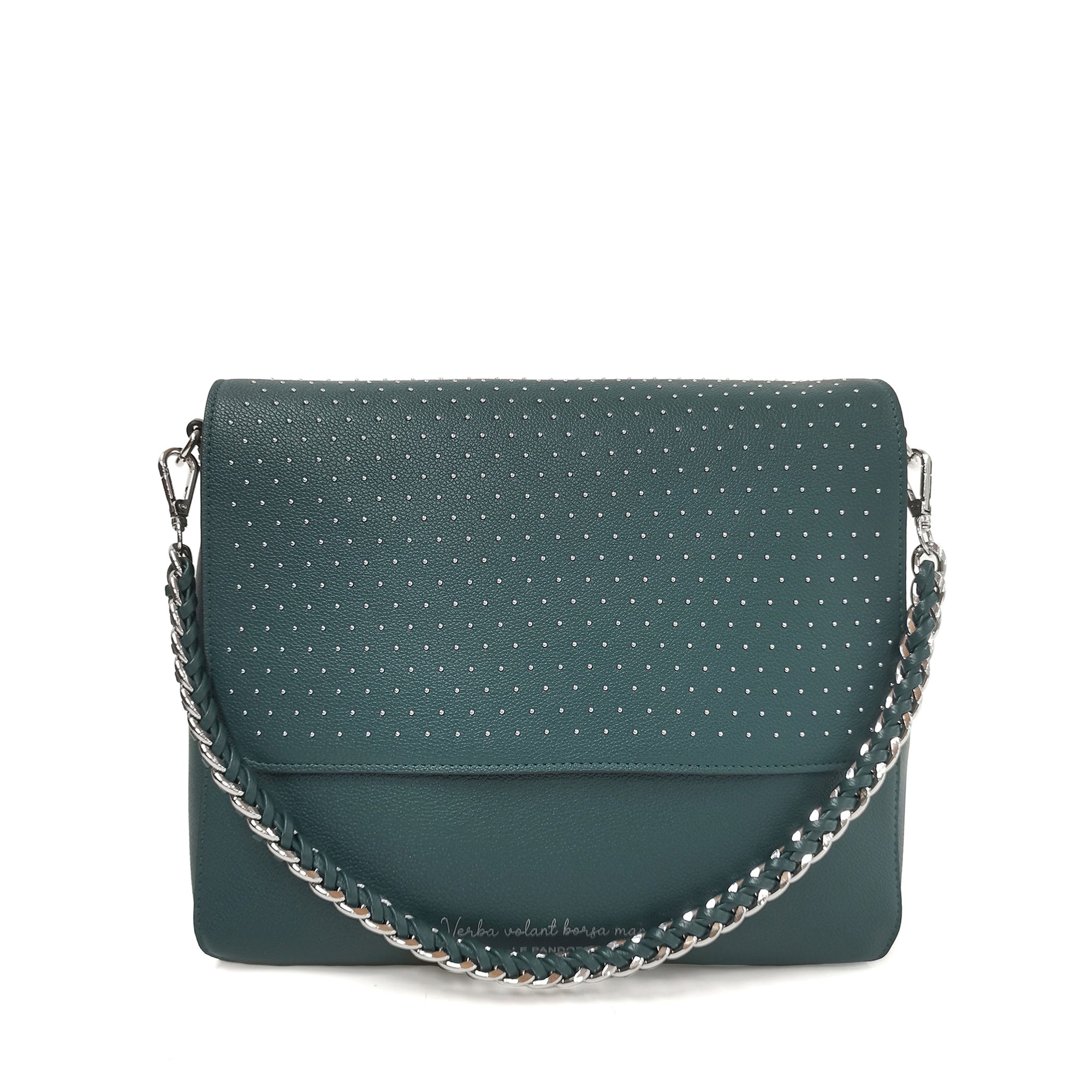 Borsa a spalla media Brenda colore petrolio - Collezione Fall Winter | Le Pandorine